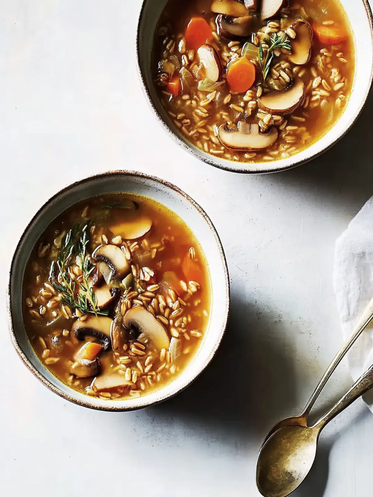 Mushroom and Farro Soup: Cozy Comfort in Every Spoonful 4 Mushroom and Farro Soup