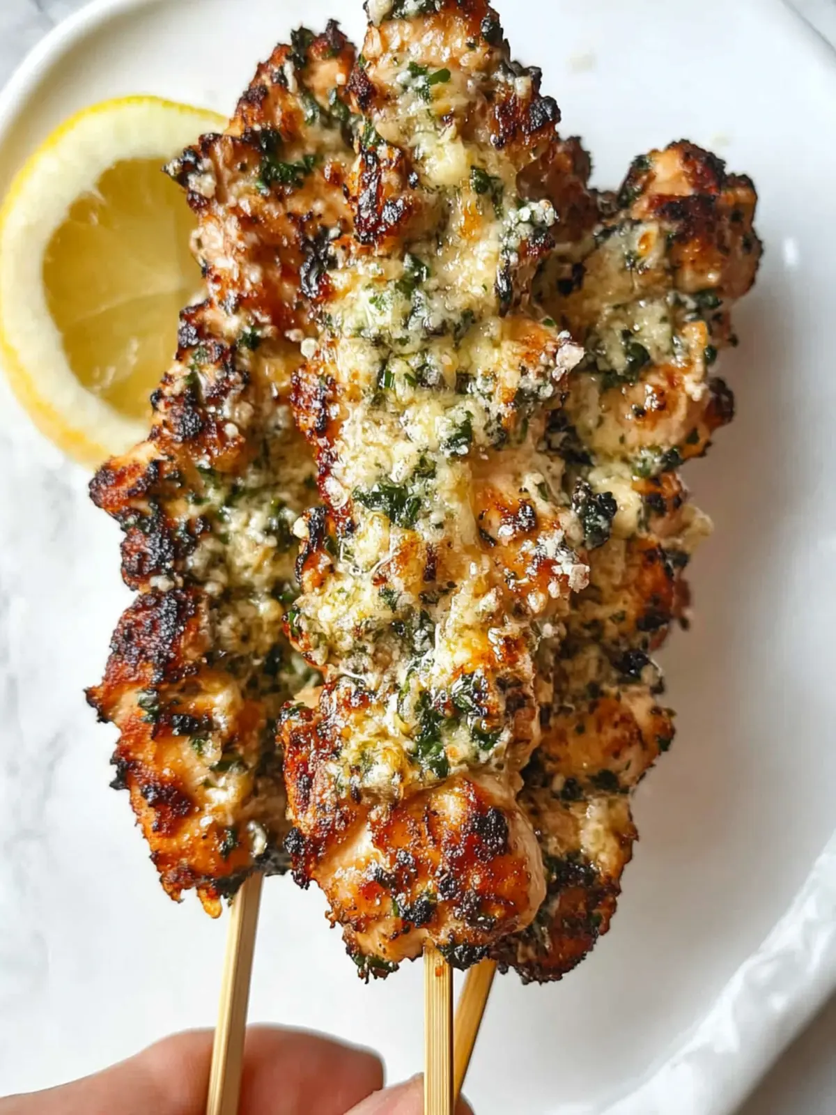 Savor Every Bite of Garlic Parmesan Chicken Skewers Today 4 Garlic Parmesan Chicken Skewers
