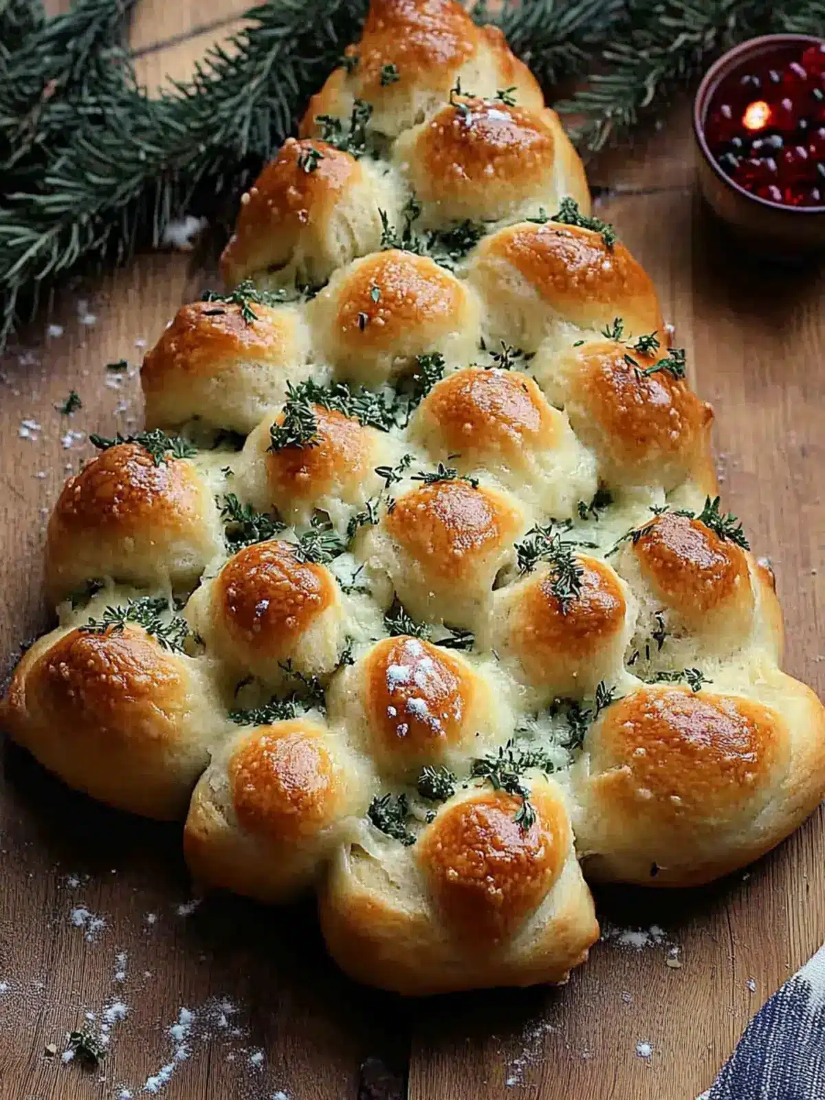 Cheesy Christmas Tree Bread: Festive Pull-Apart Delight 5 Cheesy Christmas Tree Bread