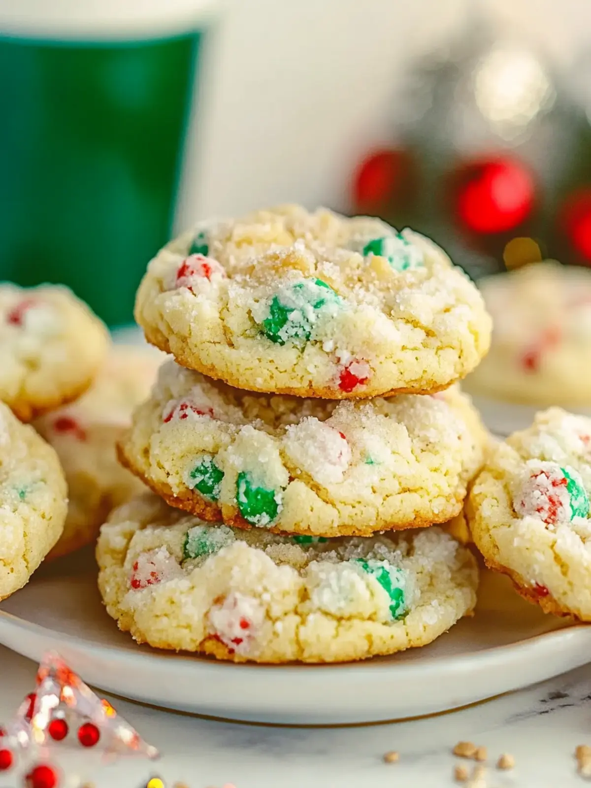 Christmas Gooey Butter Cookies