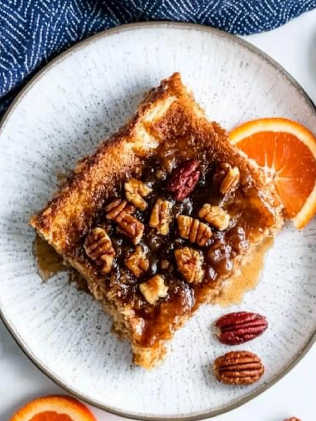 Upside-Down Orange Caramel Pecan French Toast Bake Bliss 2 Upside-Down Orange Caramel Pecan French Toast Bake