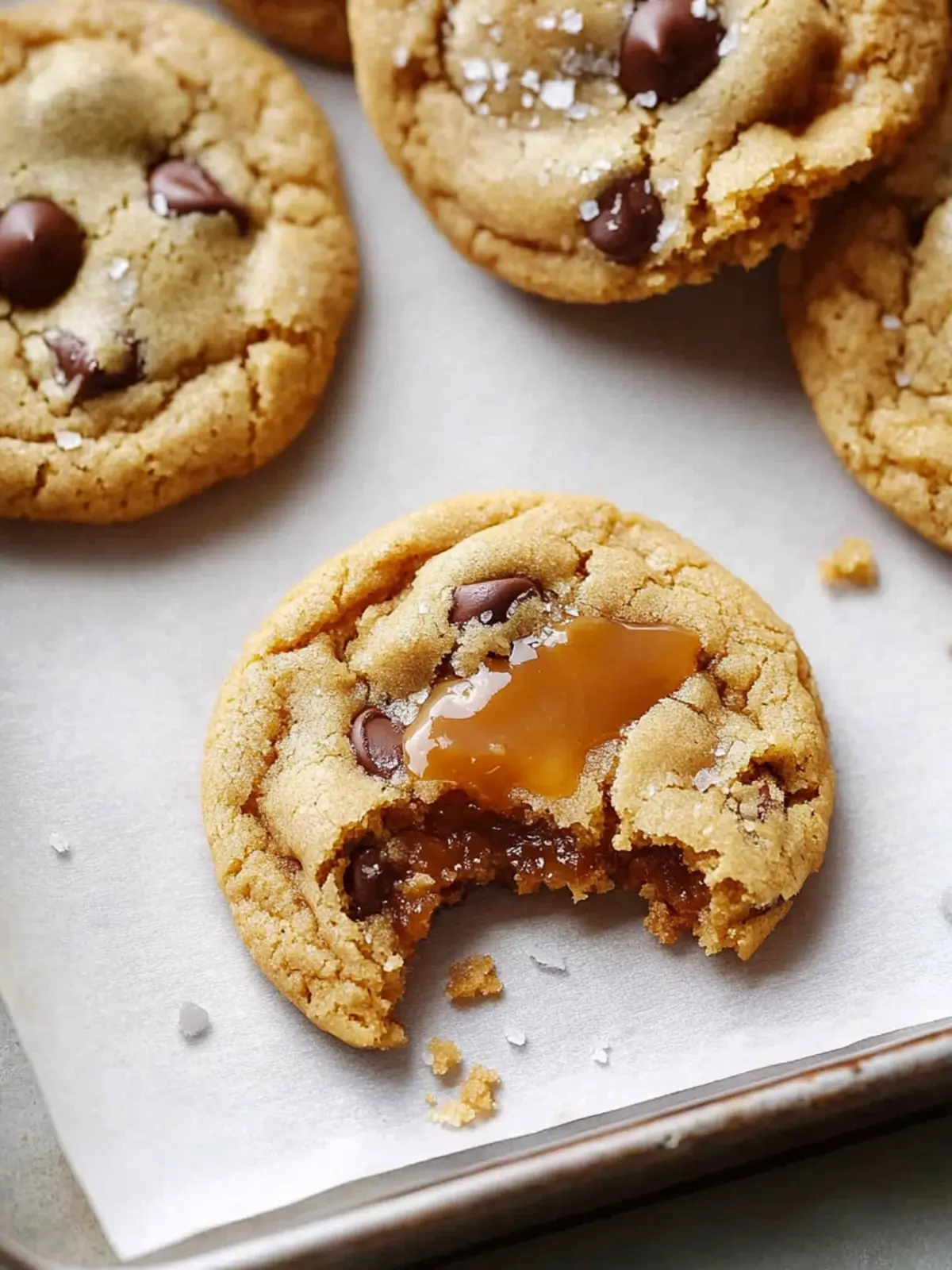 Salted Caramel Chocolate Chip Cookies That Steal the Show 3 Salted Caramel Chocolate Chip Cookies