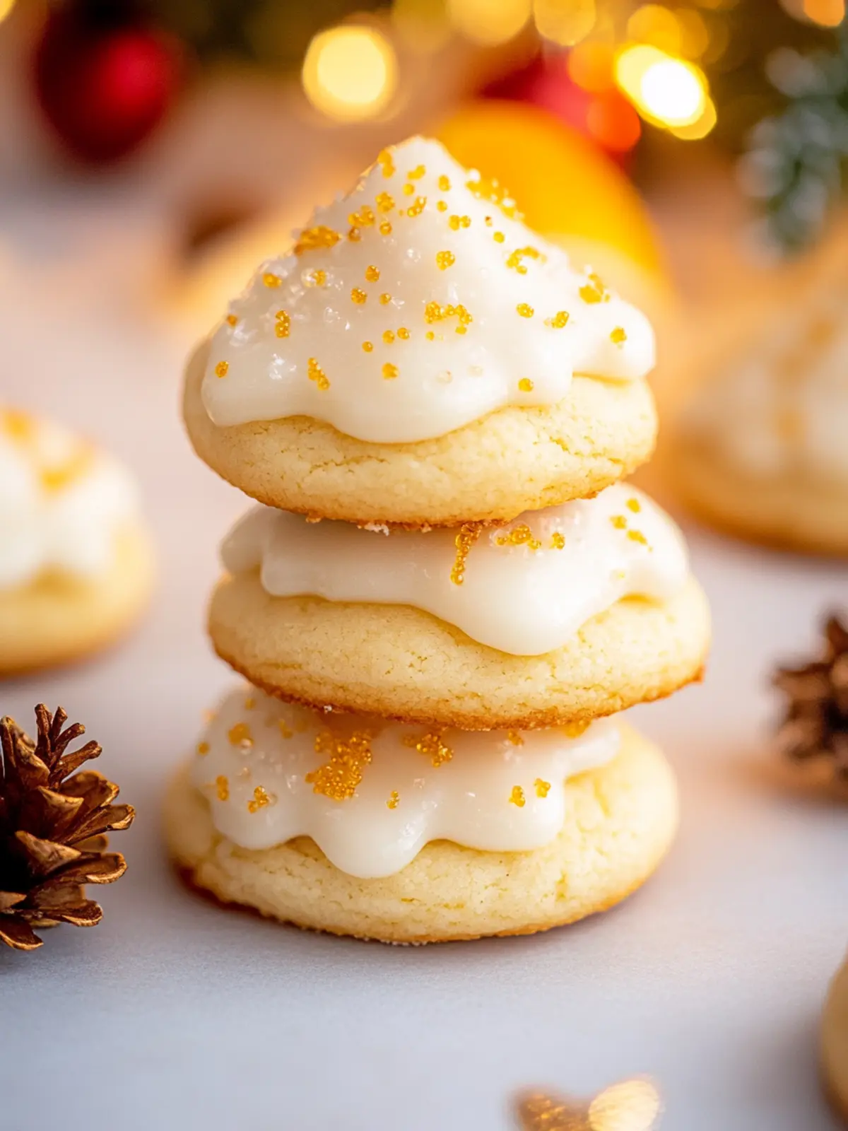 Christmas Cookies with Orange Juice