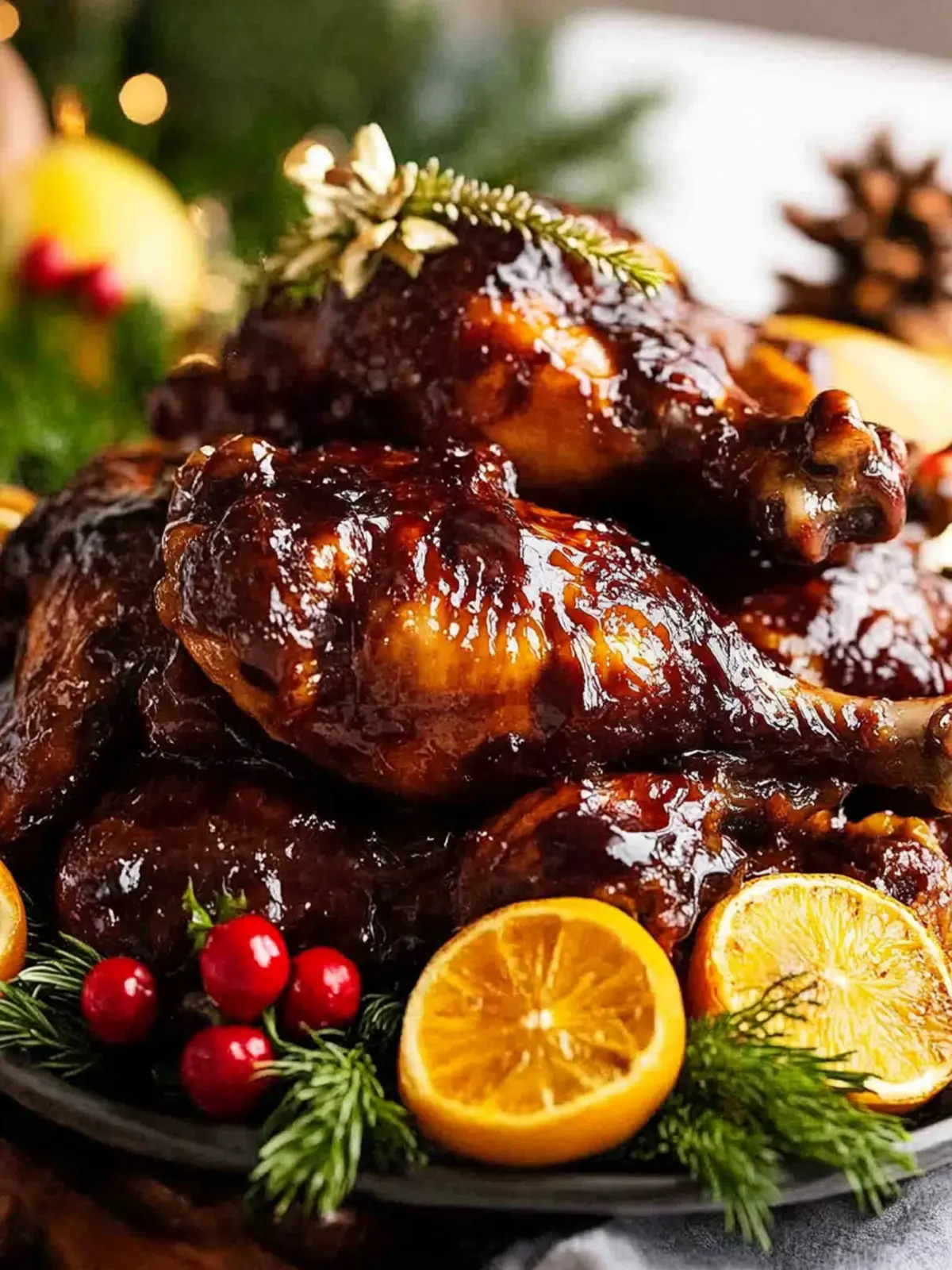 Sticky Glazed Christmas Chicken for a Merry Holiday Feast 2 Sticky Glazed Christmas Chicken
