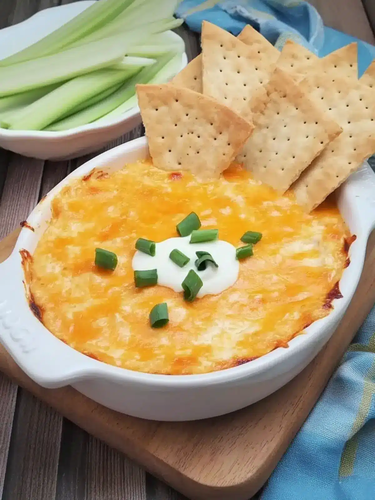 Buffalo Chicken Dip with Sour Cream