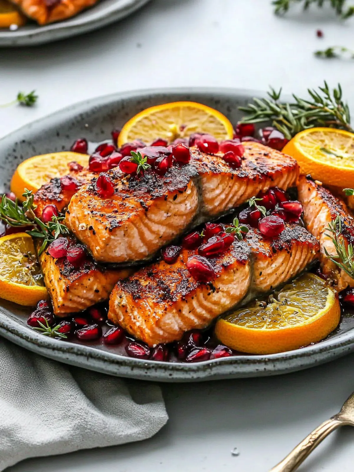Orange Pomegranate Salmon