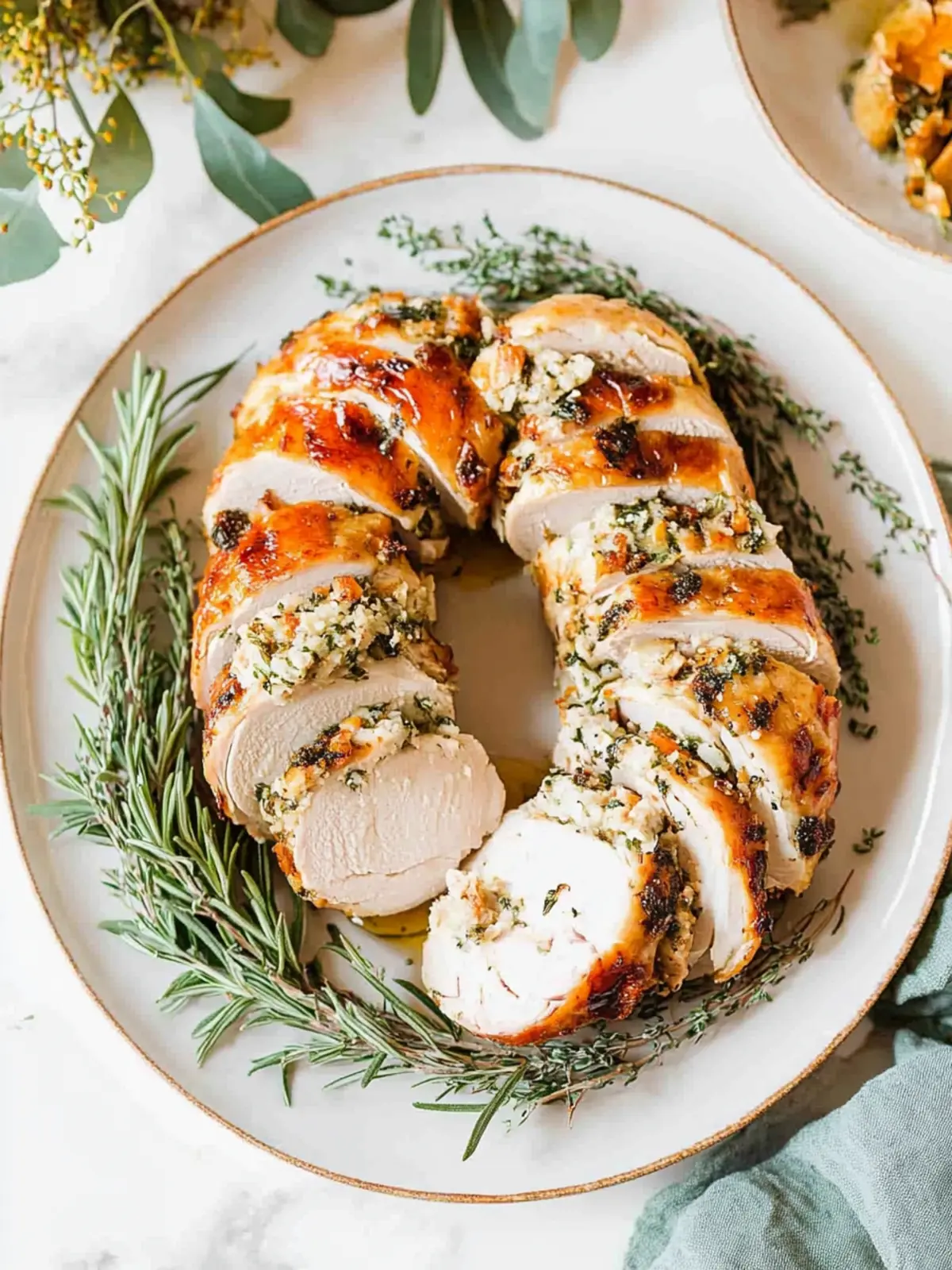 Savory Stuffed Turkey Breast for Effortless Holiday Feasting 4 Stuffed TurkeyBreast