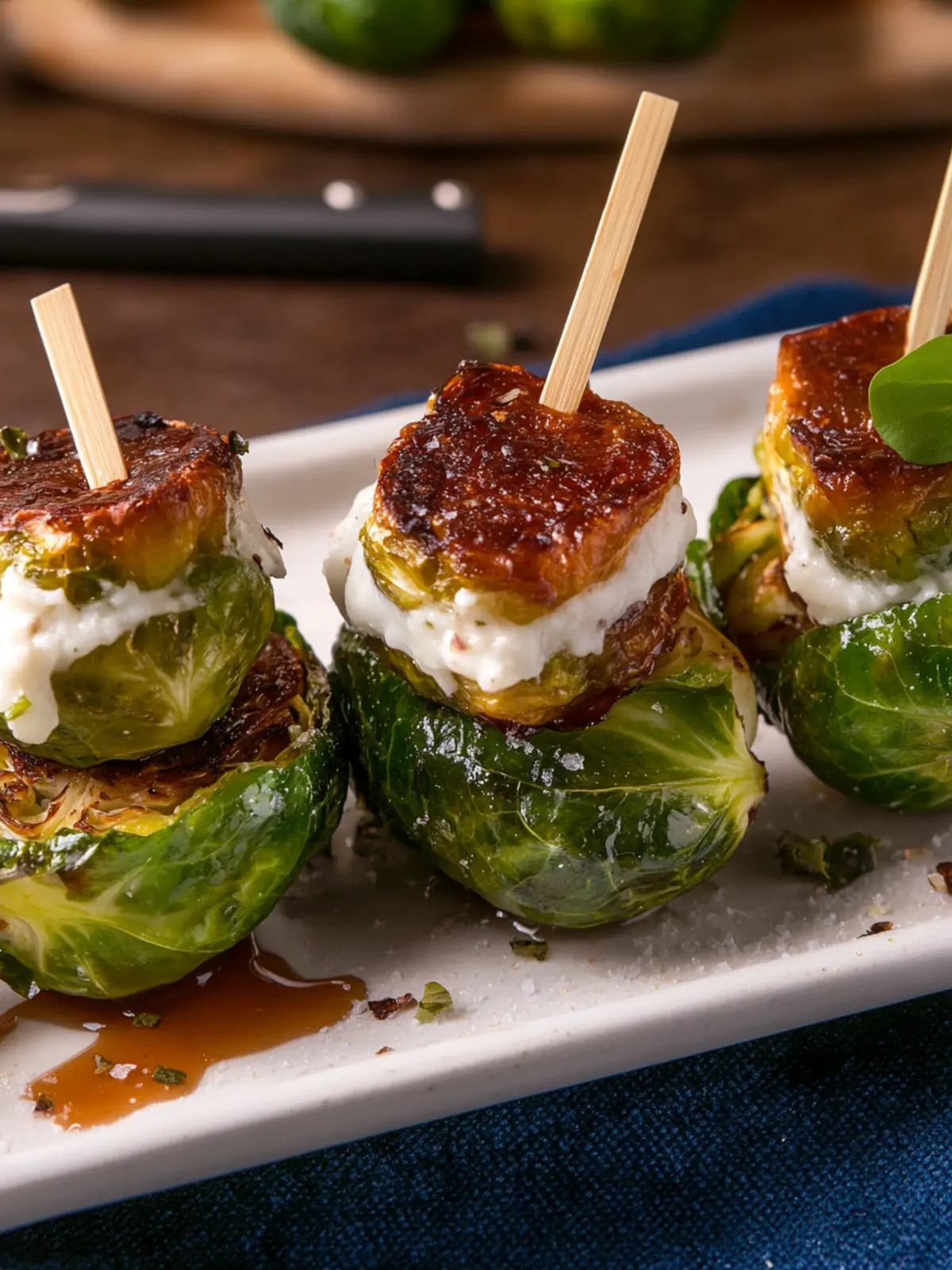 Delicious Stuffed Brussels Sprouts with Creamy Ricotta Delight 3 Stuffed Brussels Sprouts