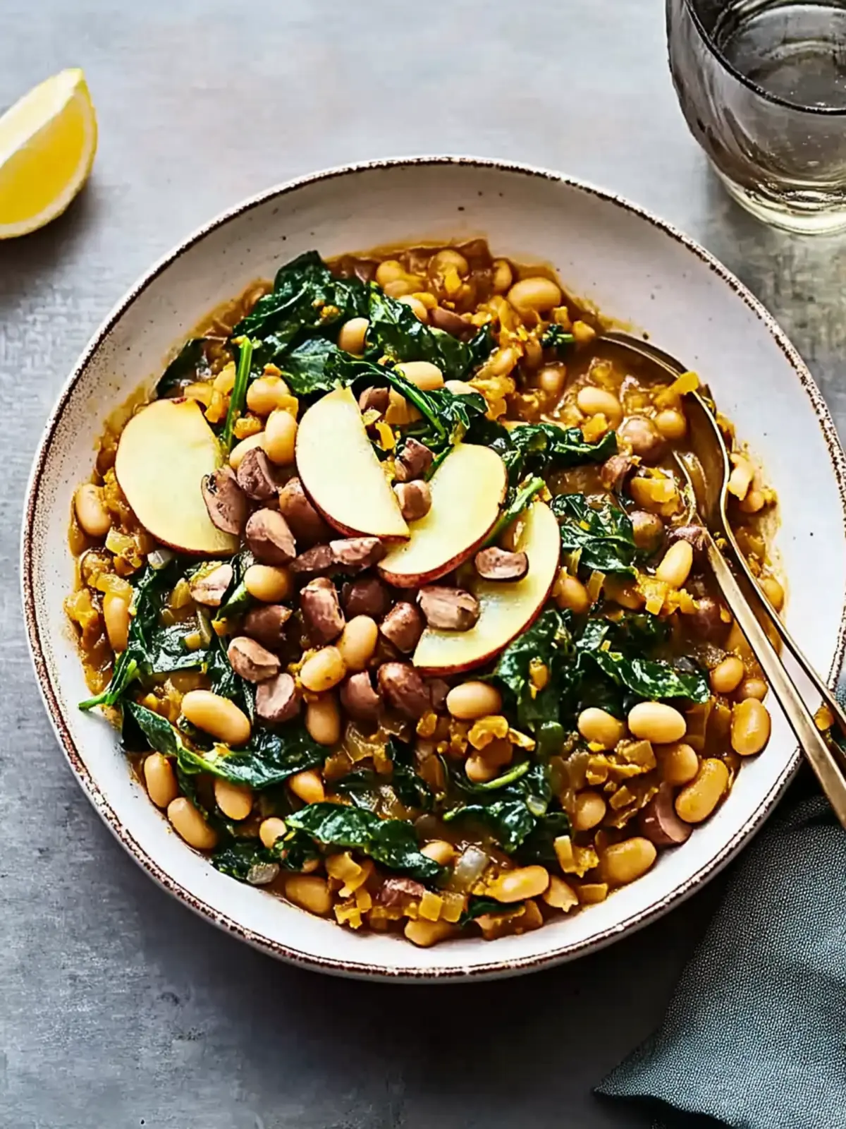 Hoppin' John with Turnips and Turnip Greens