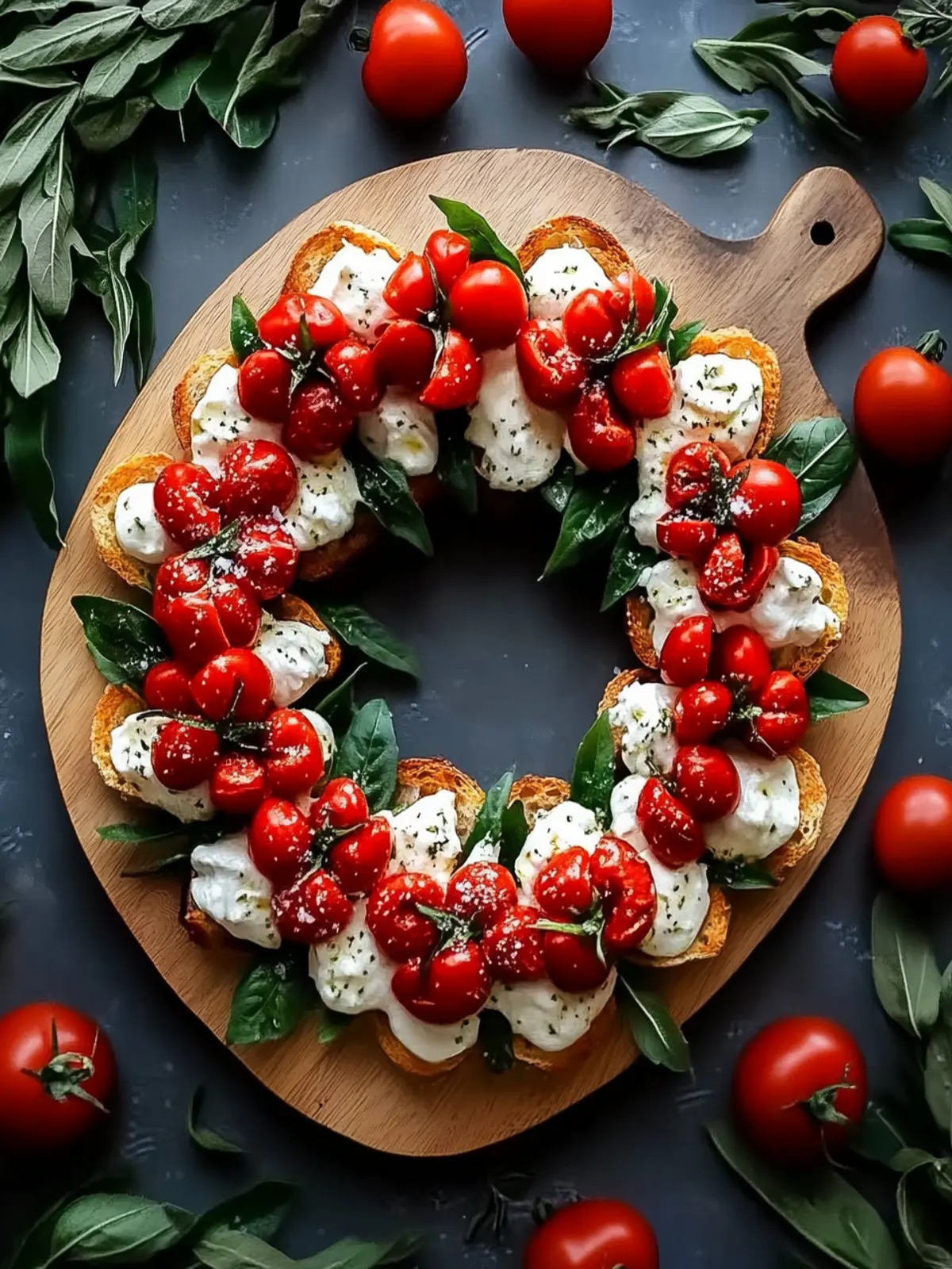 Simple Christmas Bruschetta Wreath: Festive Flavor Delight 5 Simple Christmas Bruschetta Wreath