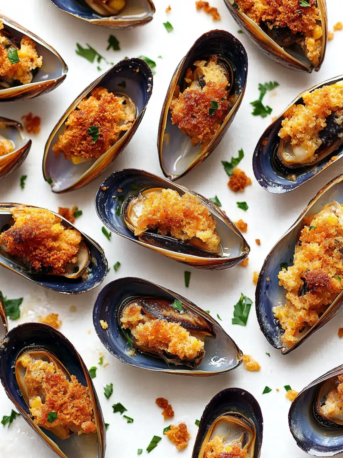 Cornbread-Stuffed Mussels: A Flavorful Twist on Tradition 5 Cornbread-Stuffed Mussels