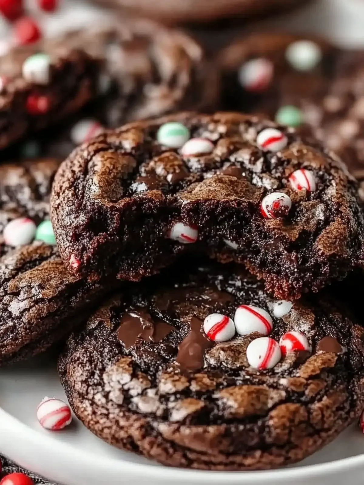 Irresistible Peppermint Brownie Cookies for Festive Joy 5 Peppermint Brownie Cookies