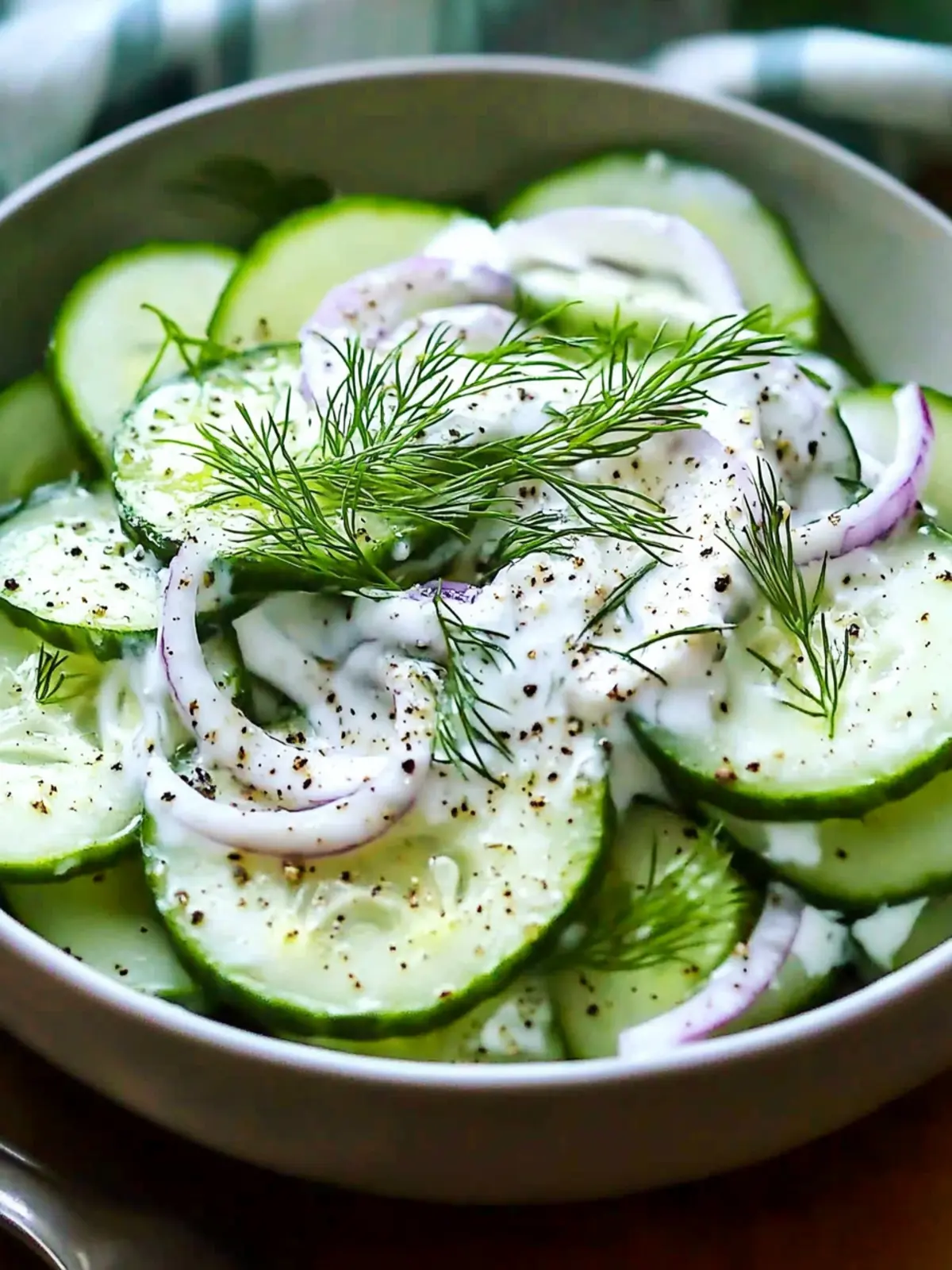 Delicious Fresh Cucumber Dill Yogurt Salad for Summer Bliss 2 Fresh Cucumber Dill Yogurt Salad