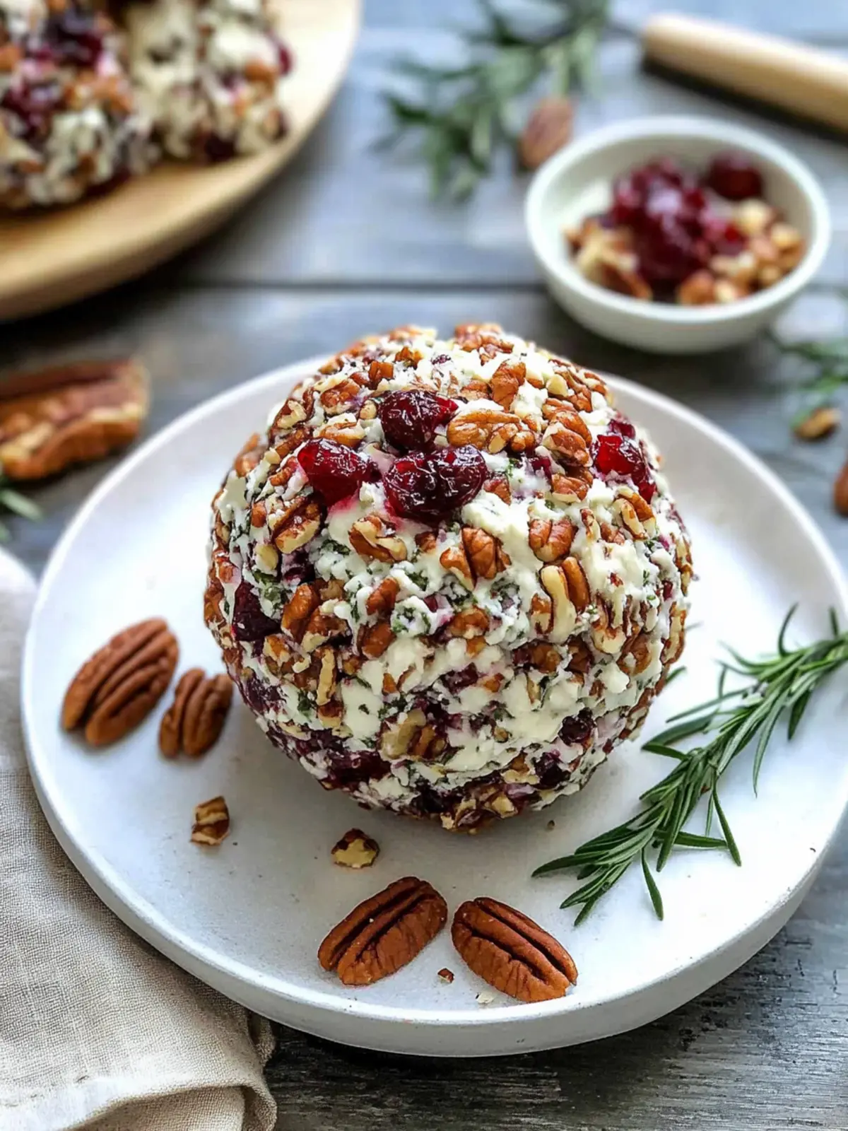 Cranberry Pecan Goat Cheese Ball That Steals the Show 2 Cranberry Pecan Goat Cheese Ball