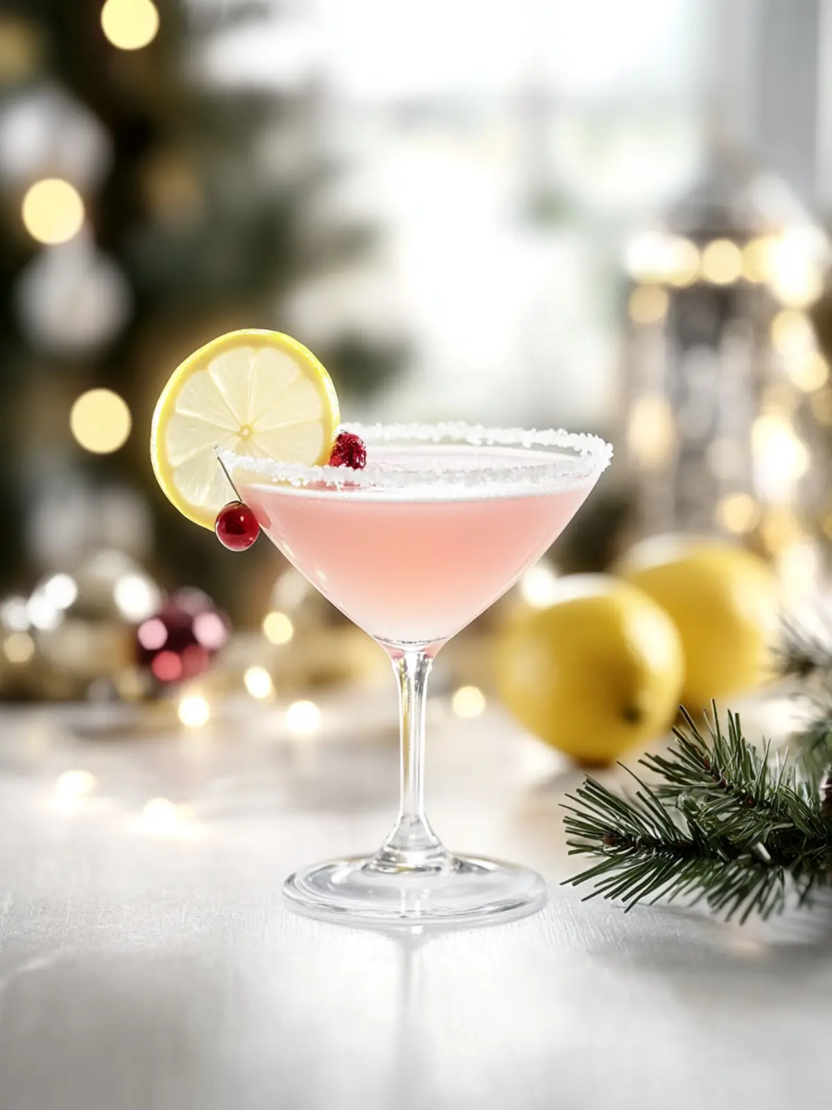 Savor the Season with a Festive Holiday Lemon Drop Cocktail 2 Holiday Lemon Drop