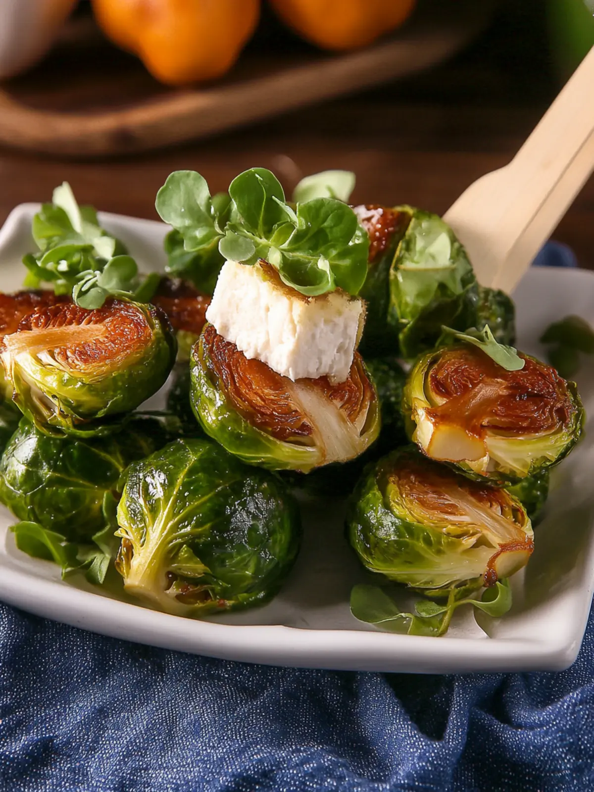 Delicious Stuffed Brussels Sprouts with Creamy Ricotta Delight 4 Stuffed Brussels Sprouts