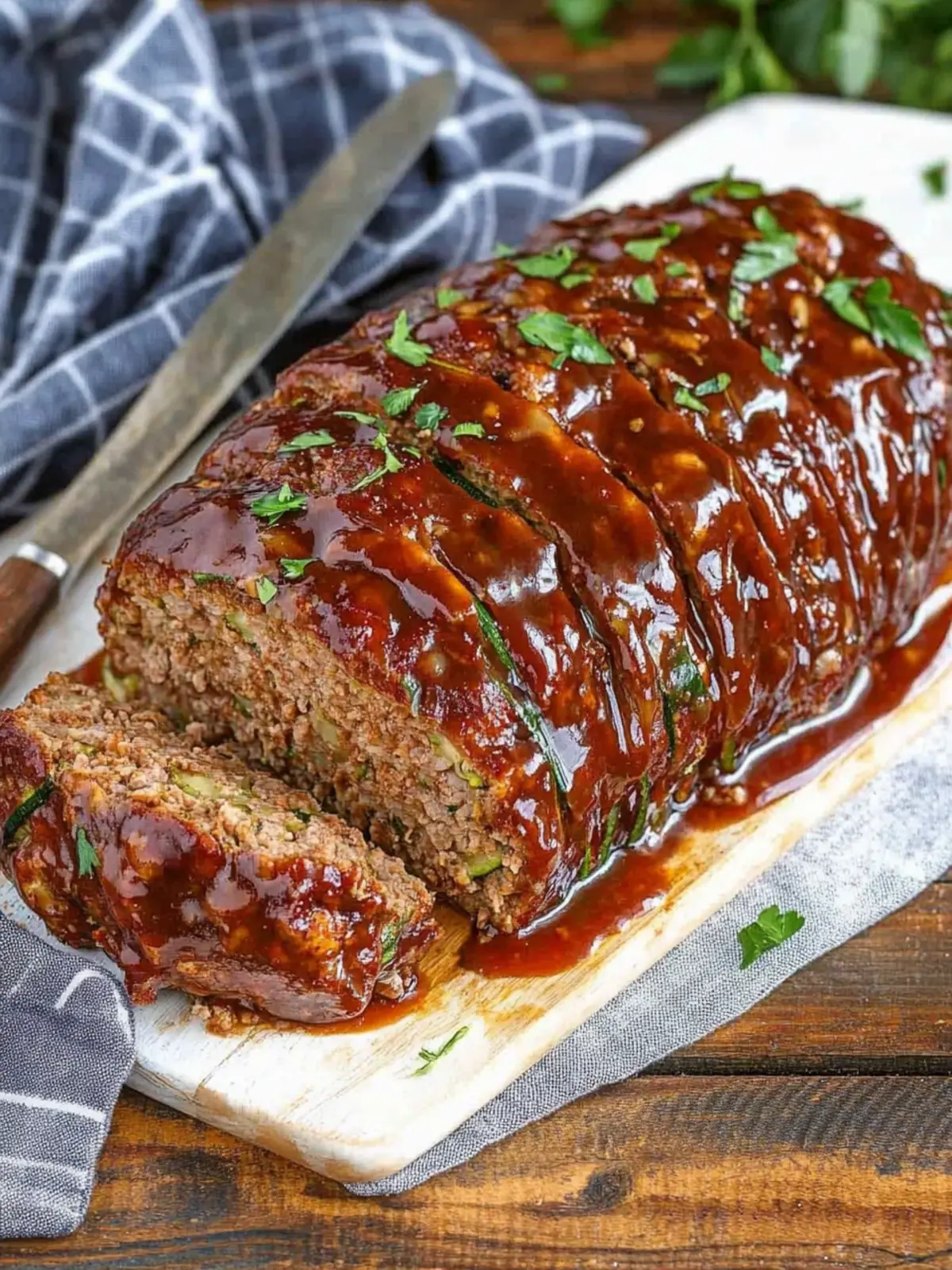 Zucchini Meatloaf with Balsamic Glaze You’ll Crave Again and Again 5 Zucchini Meatloaf