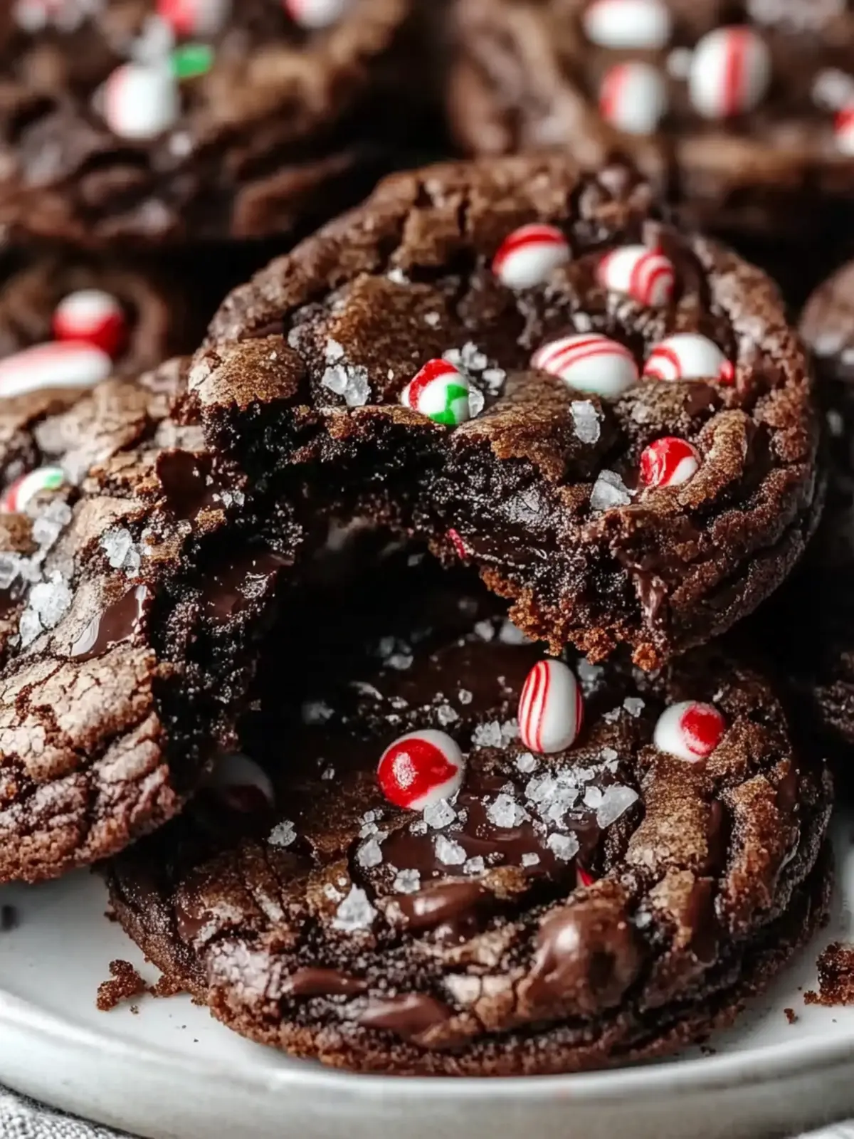Irresistible Peppermint Brownie Cookies for Festive Joy 2 Peppermint Brownie Cookies