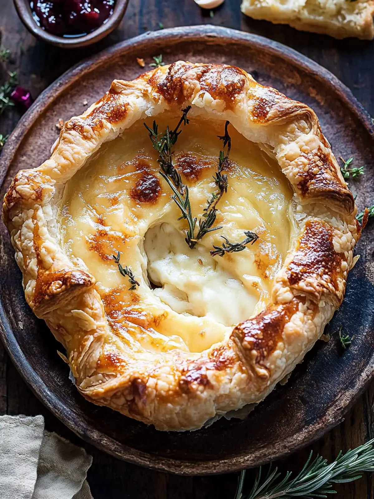 Baked Gruyère in Pastry with Rosemary and Garlic Bliss 4 Baked Gruyère in Pastry with Rosemary and Garlic
