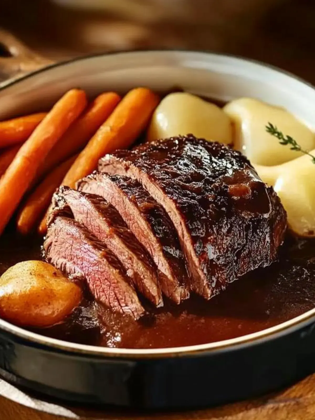 Tender Classic Pot Roast with Gravy for the Perfect Dinner 2 Classic Pot Roast with Gravy