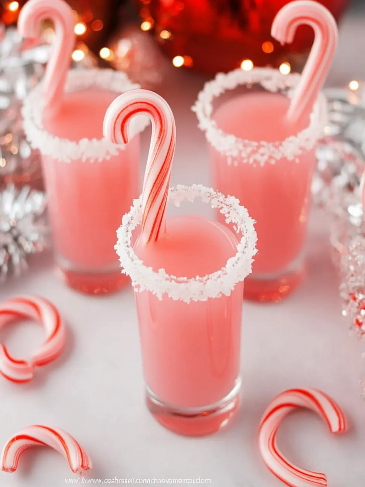Candy Cane Shots: Easy Peppermint Vodka for Holiday Cheer 3 Candy Cane Shots
