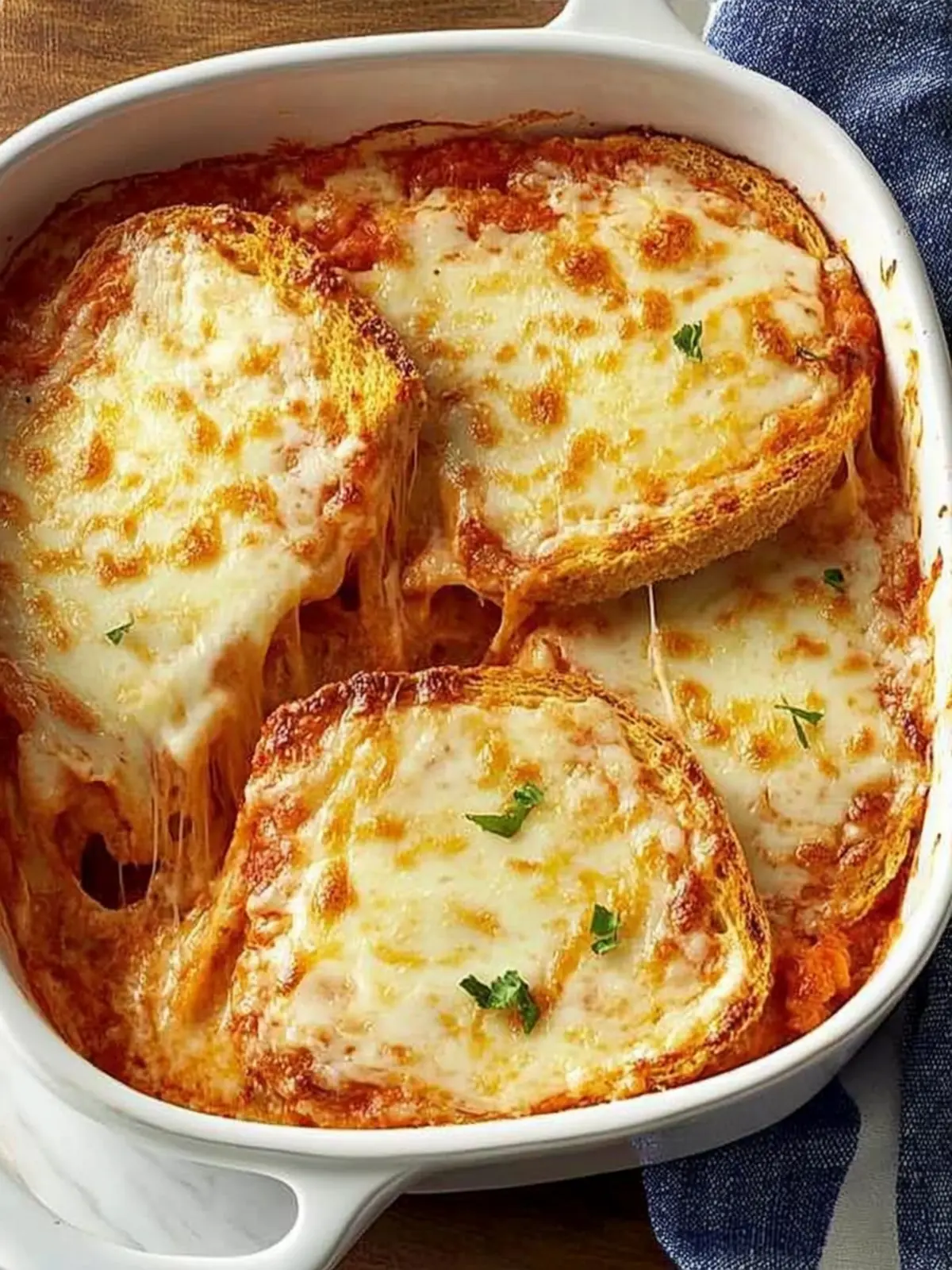 Melt-in-Your-Mouth Grilled Cheese and Tomato Soup Casserole 3 Grilled Cheese and Tomato Soup Casserole