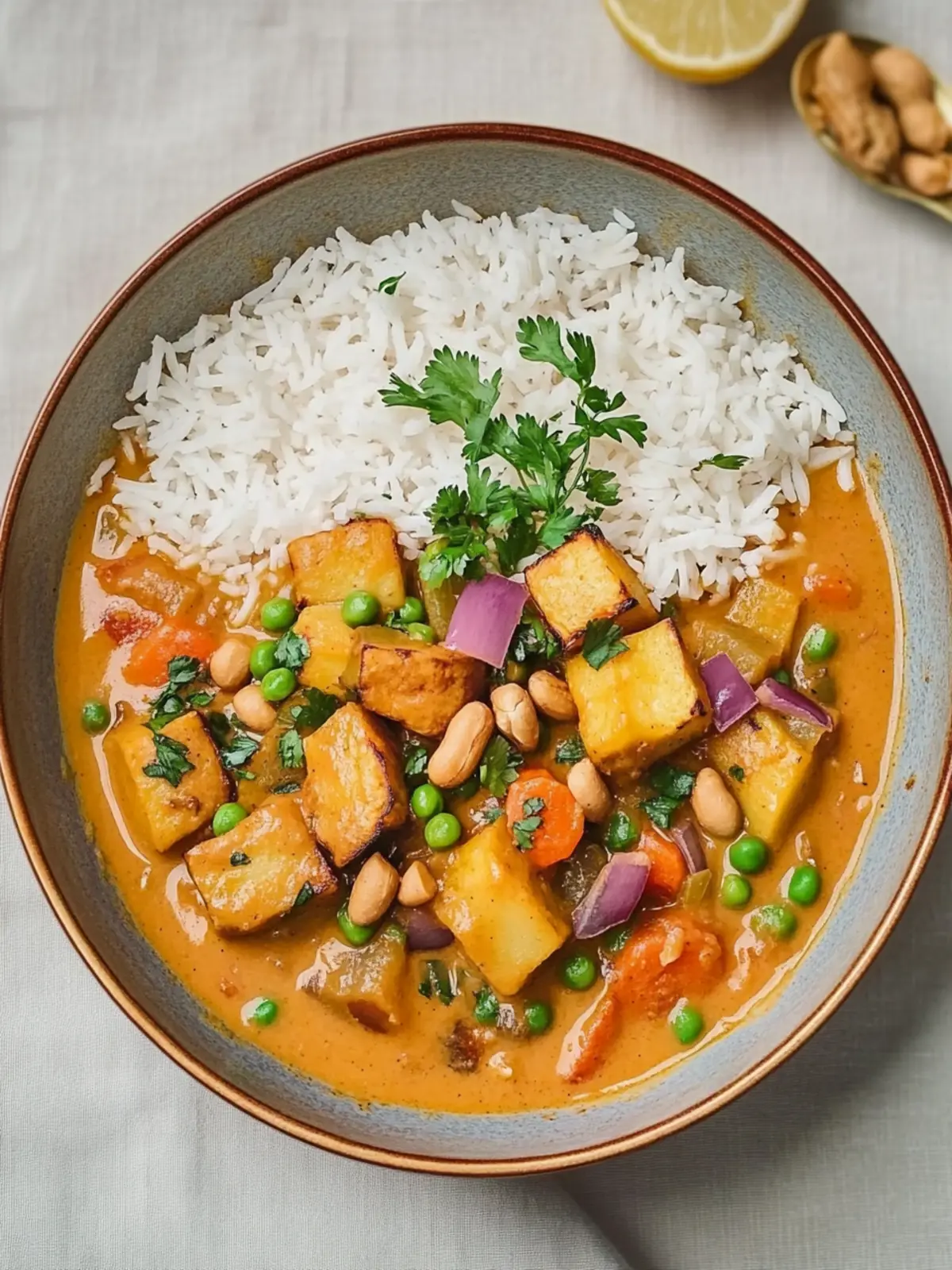 Pan-Roasted Cassava with Ginger-Peanut Stew for Cozy Nights 4 Pan-Roasted Cassava with Ginger-Peanut Stew
