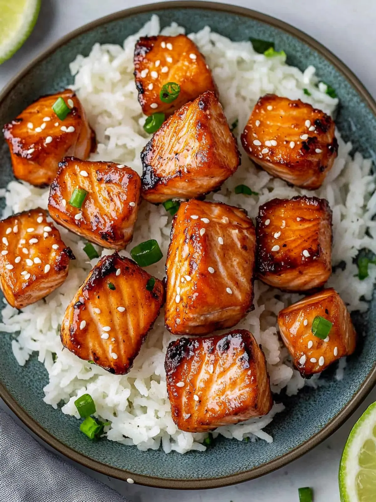 Savory Air Fryer Salmon Bites in 15 Minutes or Less 5 Air Fryer Salmon Bites