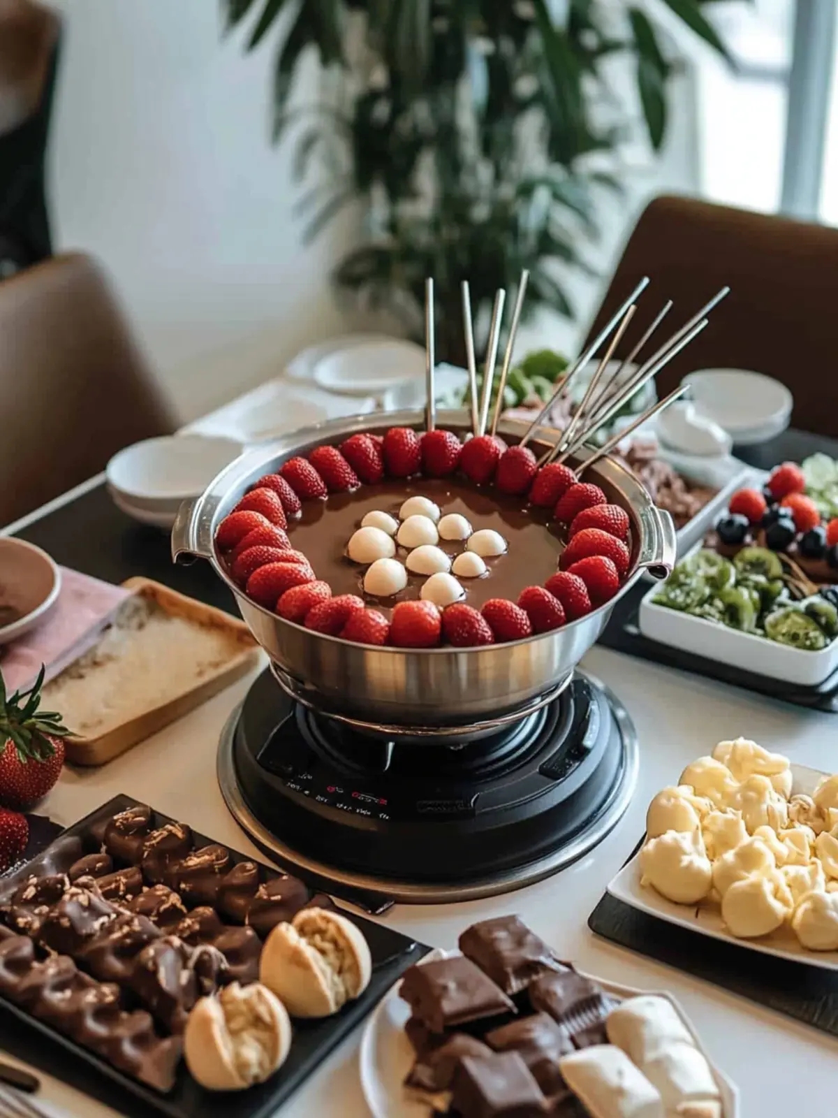 Create Your Dream Chocolate Fondue Station for Fun Gatherings 4 Chocolate Fondue Station