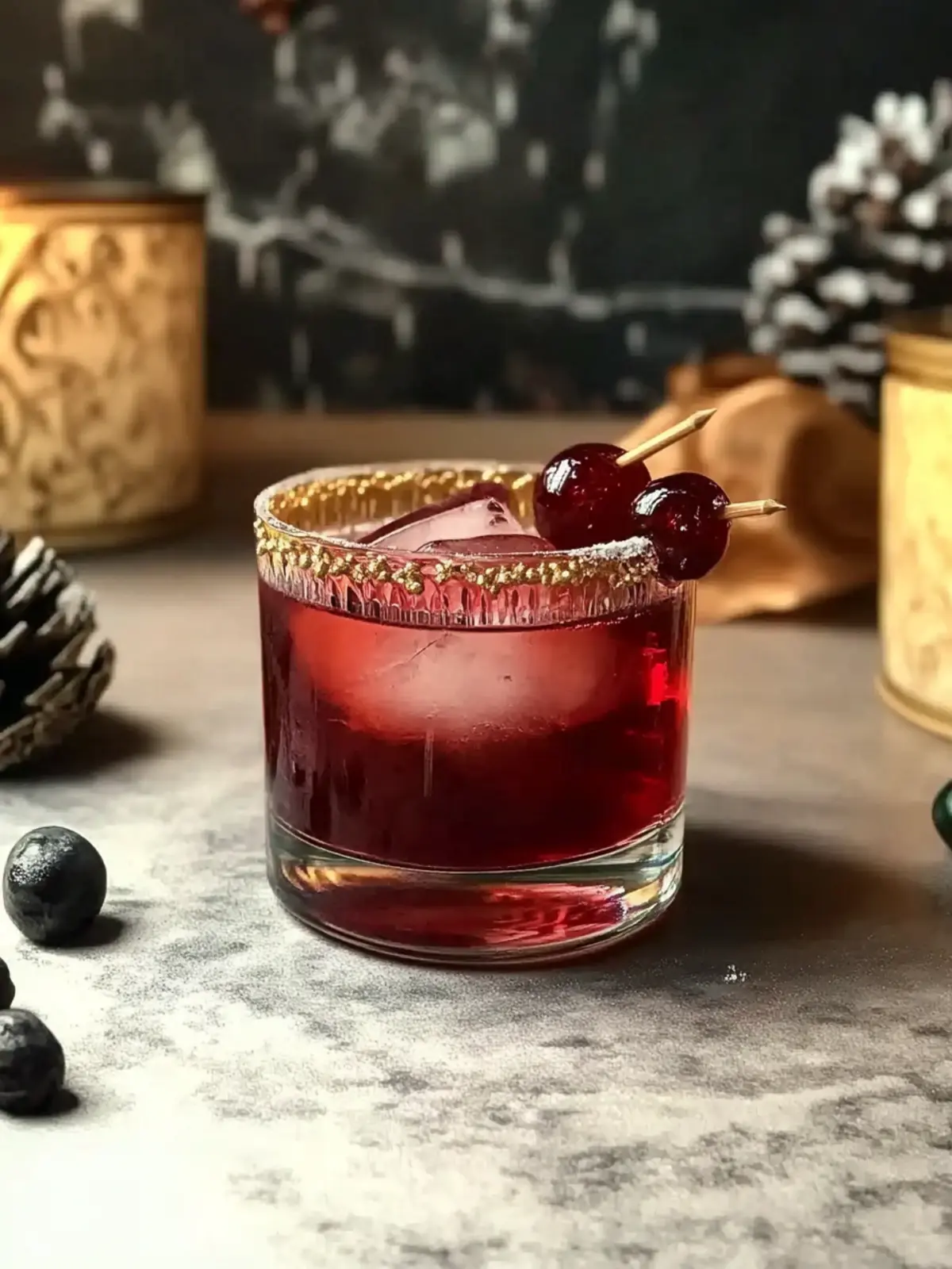 Craft the Perfect Christmas Old Fashioned with Cranberry Bliss 2 Christmas Old Fashioned