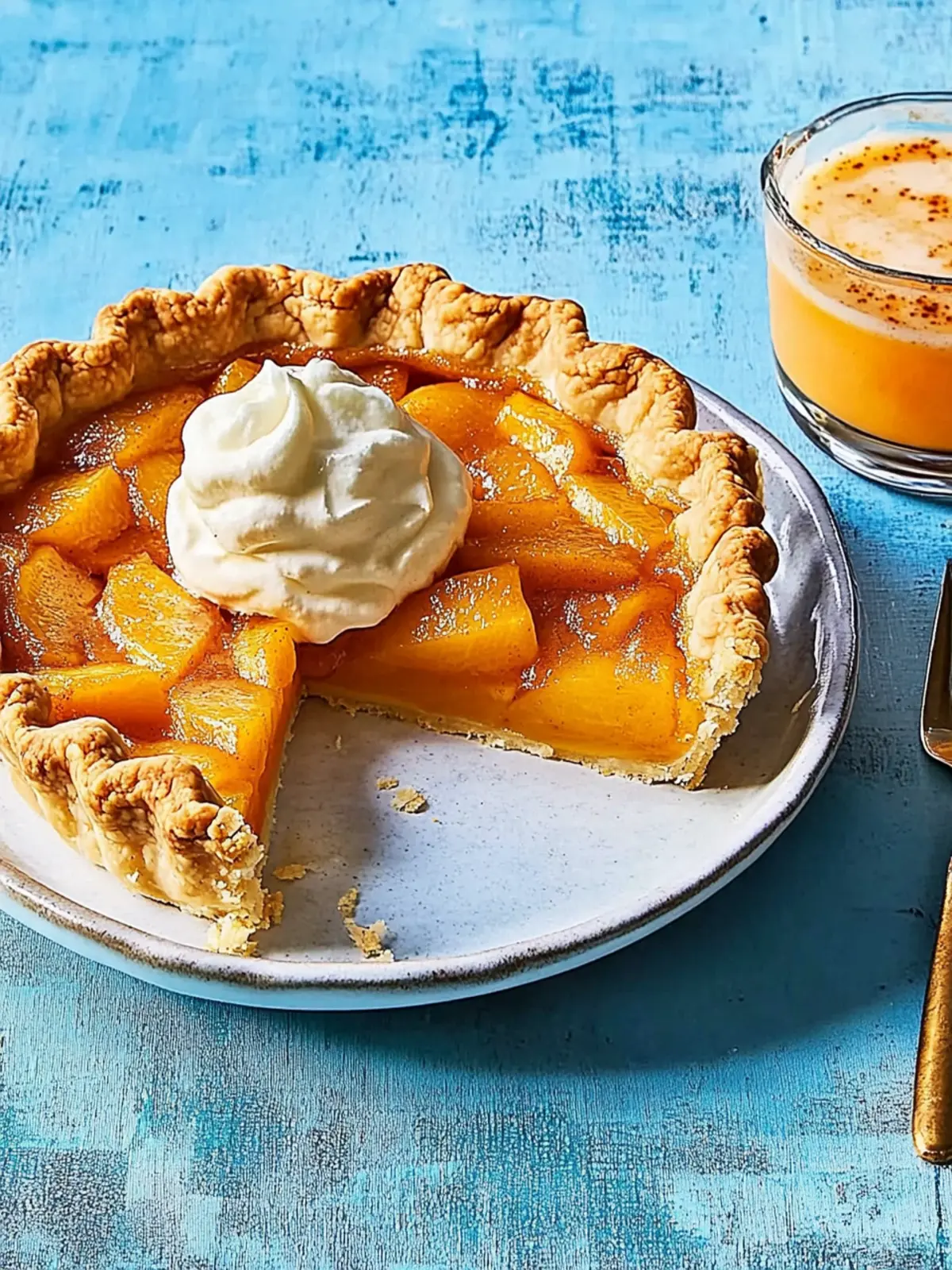 Delicious Peach Pie with Bourbon Whipped Cream for Summer Nights 3 Peach Pie with Bourbon Whipped Cream