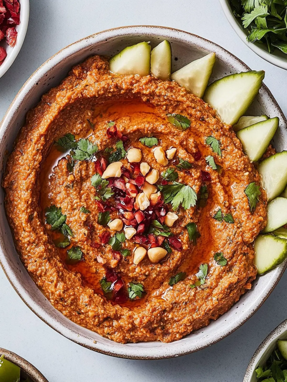 Nutty Muhammara Dip With Crudités for a Flavor Explosion 2 Muhammara Dip With Crudités