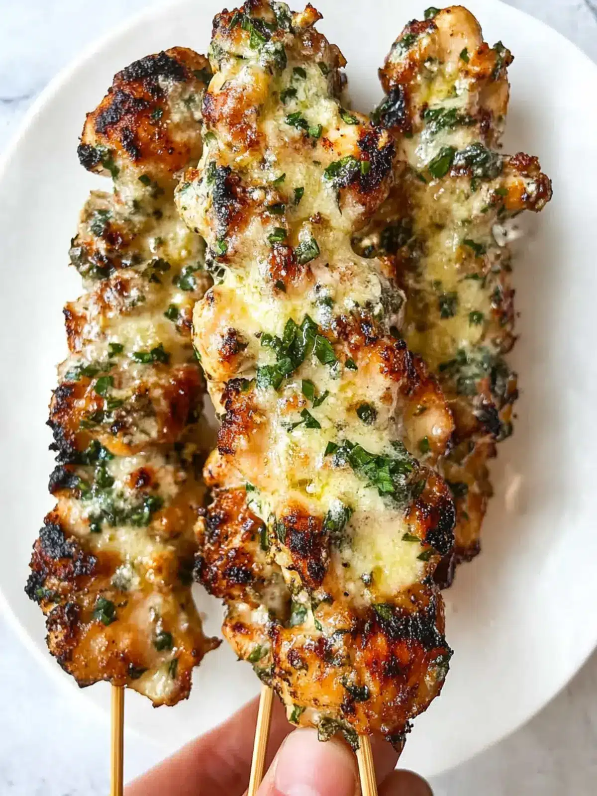 Savor Every Bite of Garlic Parmesan Chicken Skewers Today 2 Garlic Parmesan Chicken Skewers