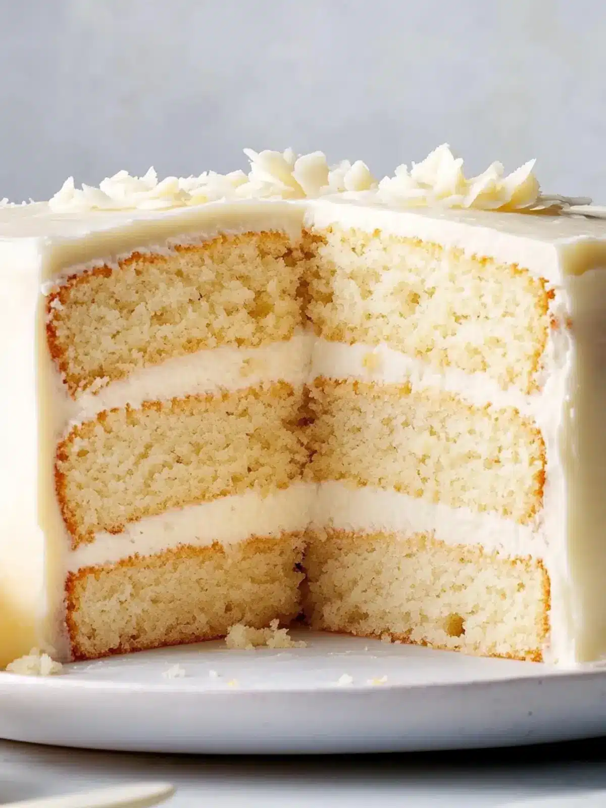 The Best White Cake with Dreamy Vanilla Frosting Recipe 4 best White Cake