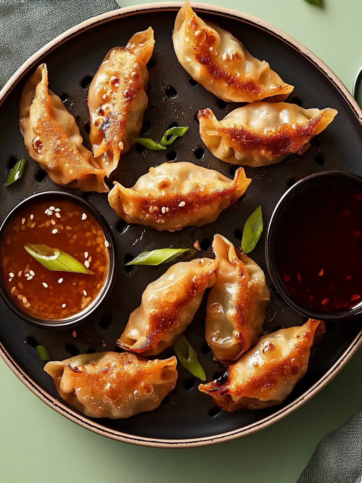 Crispy Air Fryer Potstickers Packed with Smoky Flavor 3 Air Fryer Potstickers
