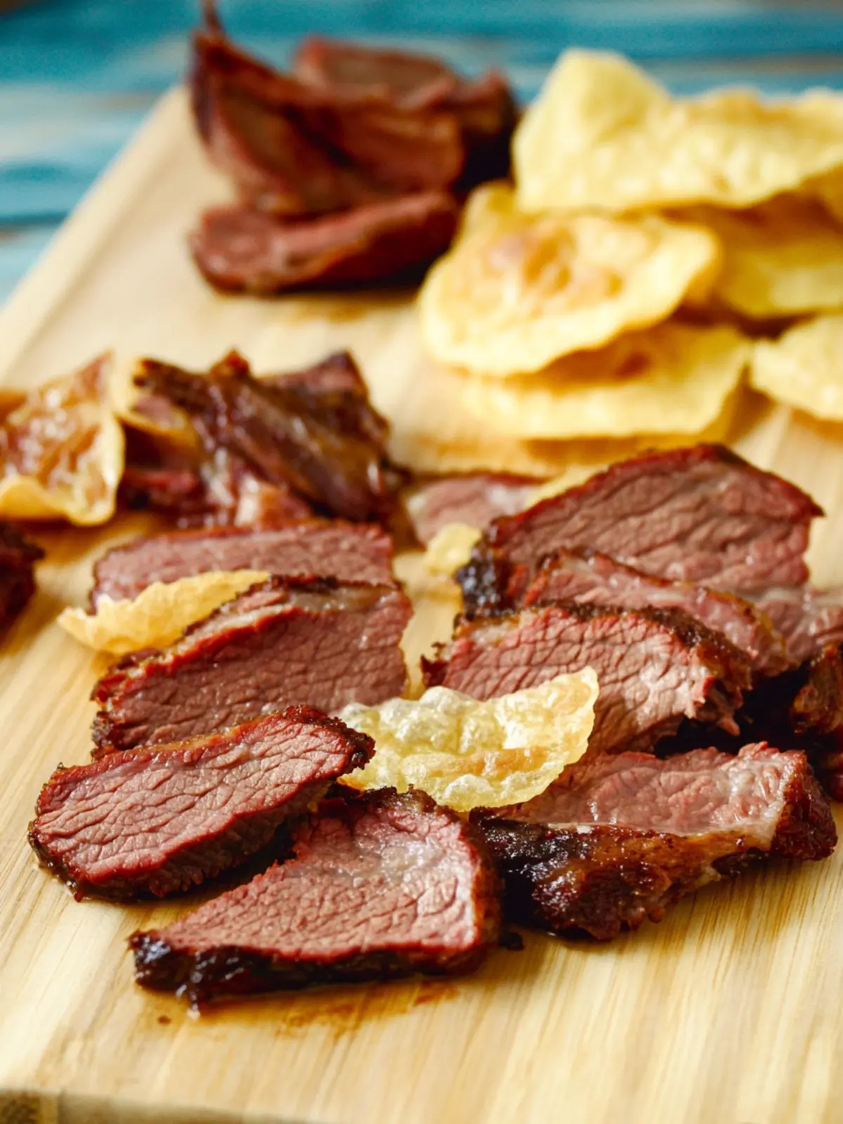 Mouthwatering Brisket Bites with Crunchy Potato Chips 4 Brisket Bites