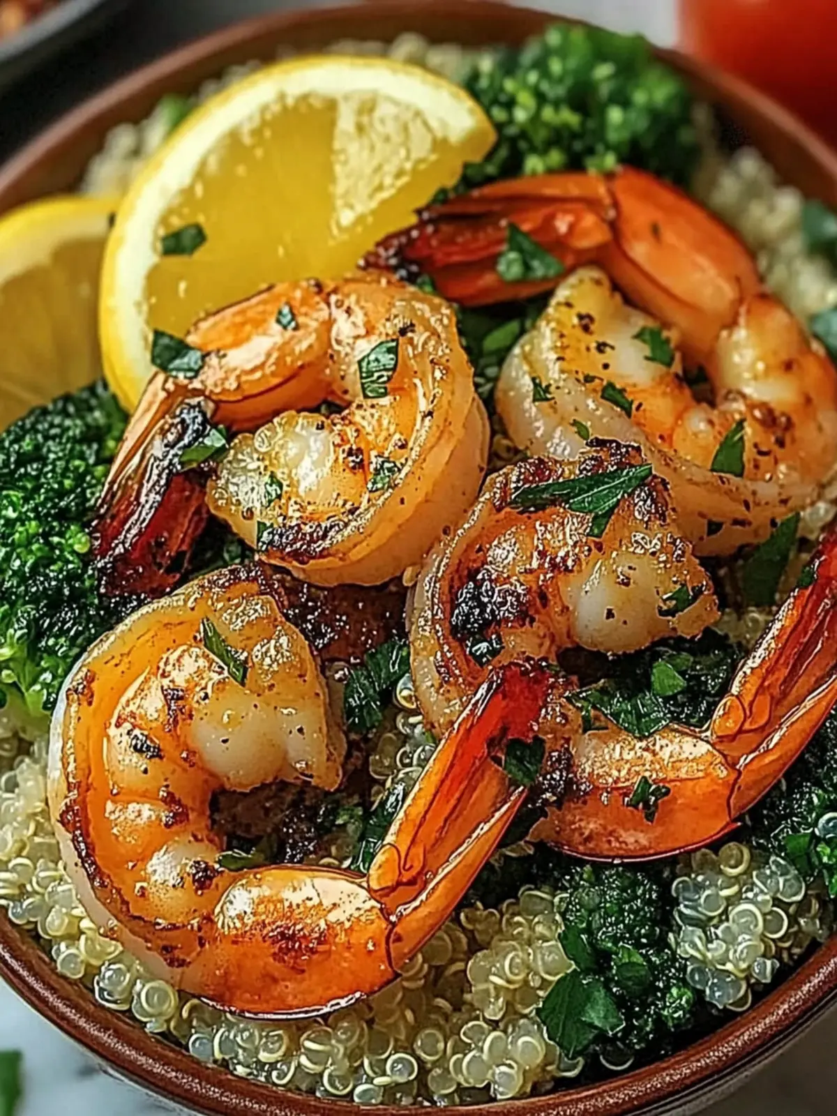 Garlic Shrimp & Quinoa Bowl: Bright, Healthy Brunch Delight 4 Garlic Shrimp & Quinoa Bowl
