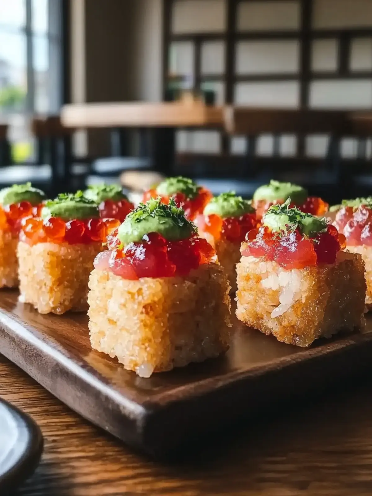 Crispy Rice Sushi Bites: Crunchy Treats for Any Occasion 2 Crispy Rice Sushi Bites