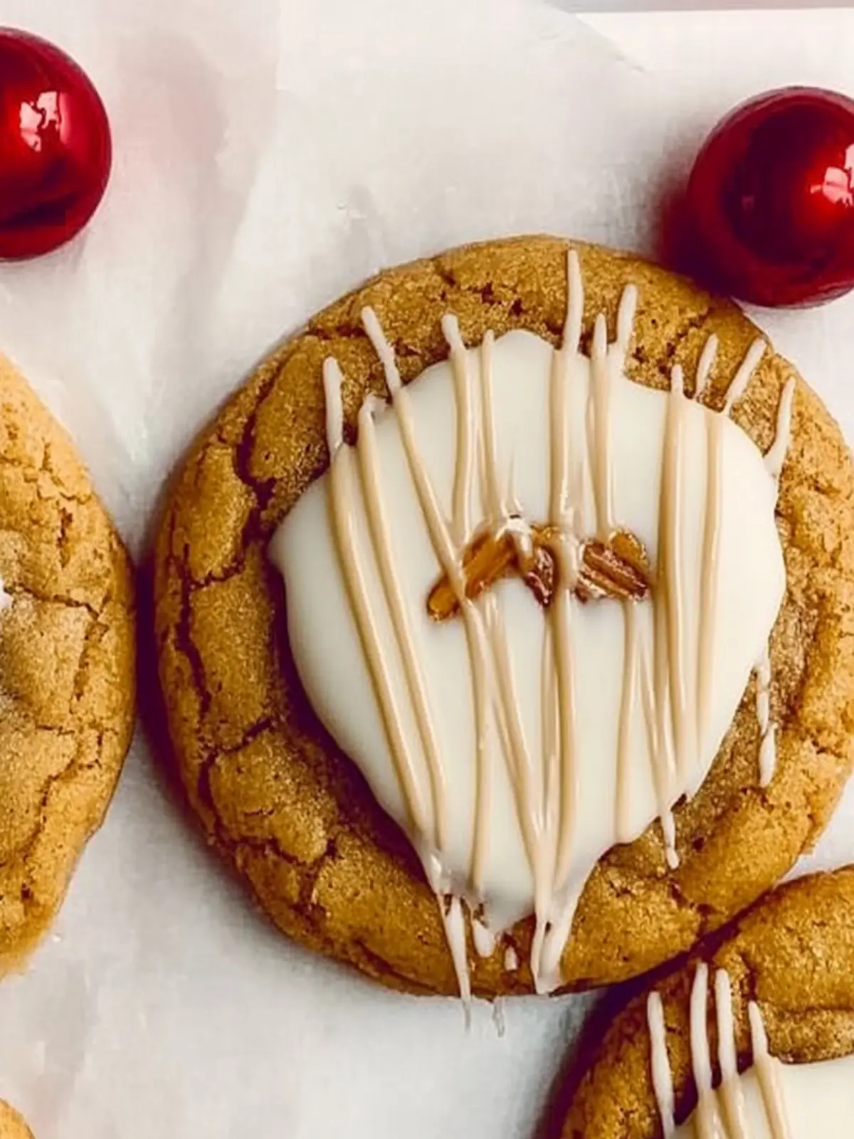 Chewy Maple Cinnamon Cookies with White Chocolate Bliss 2 Chewy Maple Cinnamon Cookies with White Chocolate