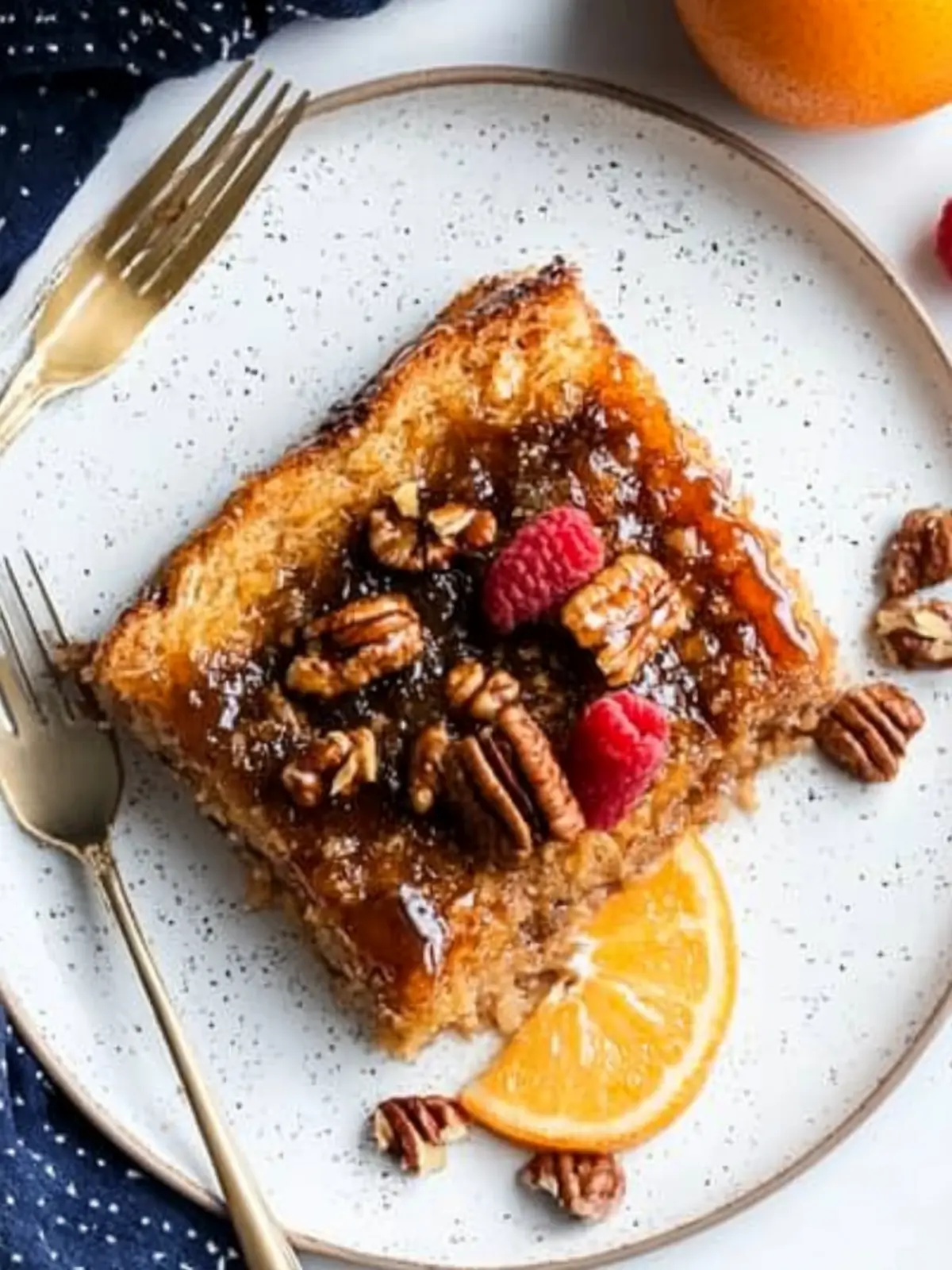 Upside-Down Orange Caramel Pecan French Toast Bake Bliss 3 Upside-Down Orange Caramel Pecan French Toast Bake