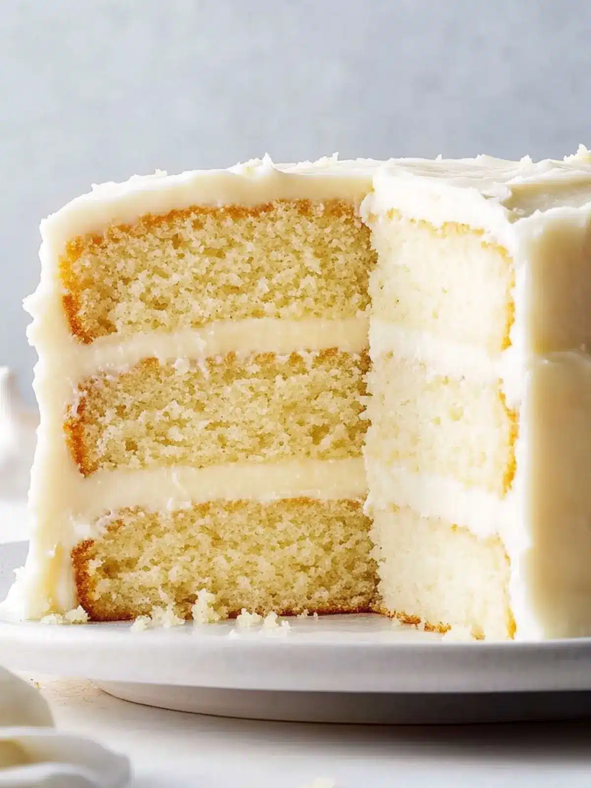 The Best White Cake with Dreamy Vanilla Frosting Recipe 5 best White Cake