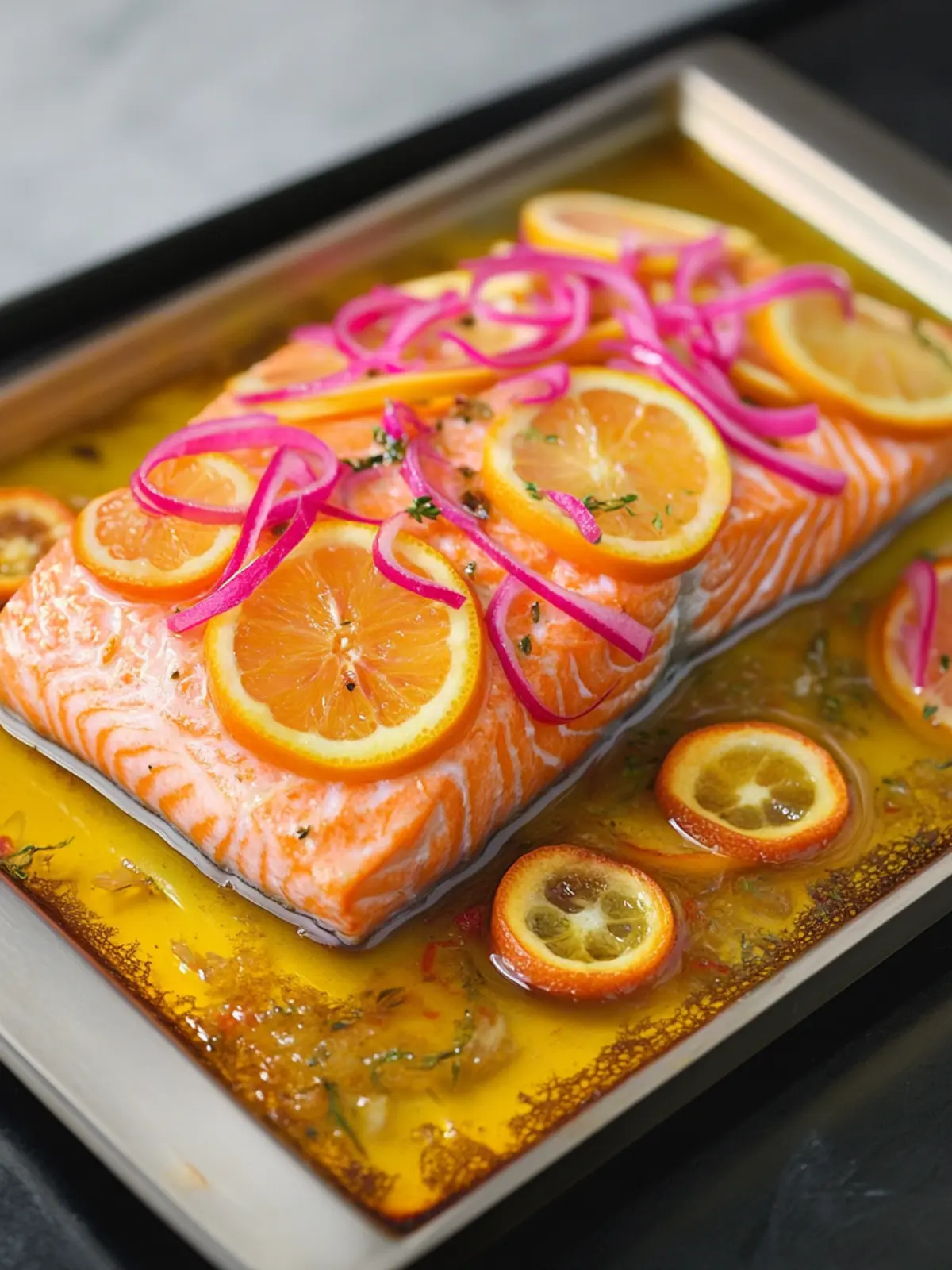 Moist Citrus Roasted Salmon for Effortless Weeknight Dinners 2 Citrus Roasted Salmon