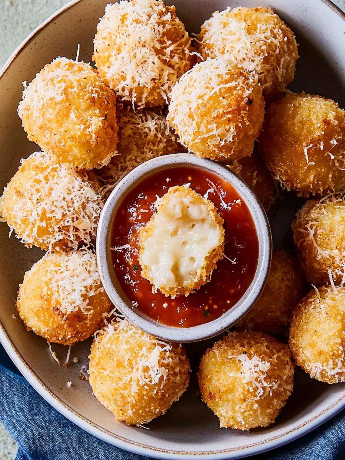 Crispy Air Fryer Cacio E Pepe Arancini for Quick Indulgence 3 Air Fryer Cacio E Pepe Arancini
