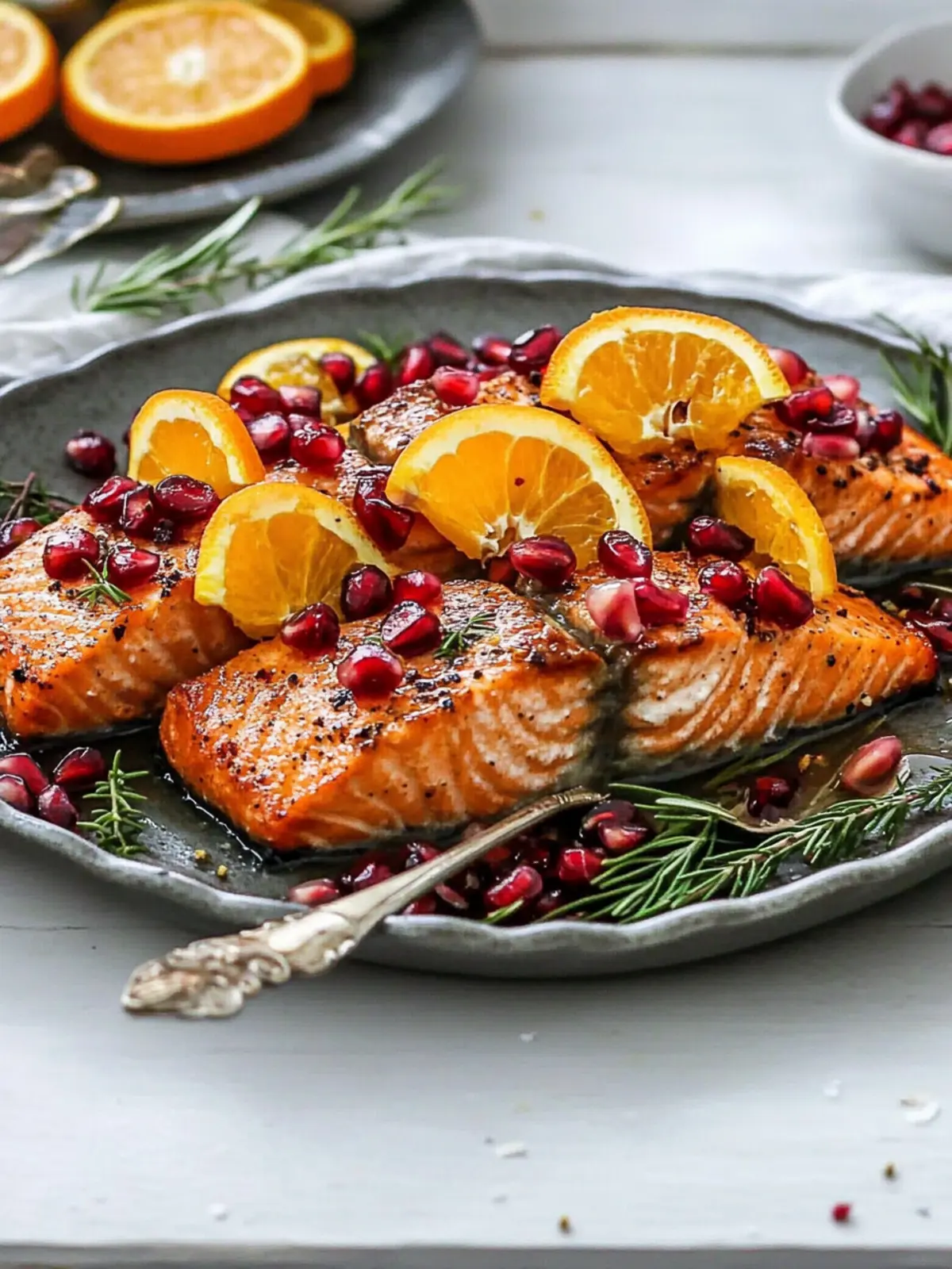 Orange Pomegranate Salmon