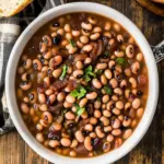 Savory Black Eyed Peas in Crock Pot for Southern Good Luck 9 Black Eyed Peas in Crock Pot