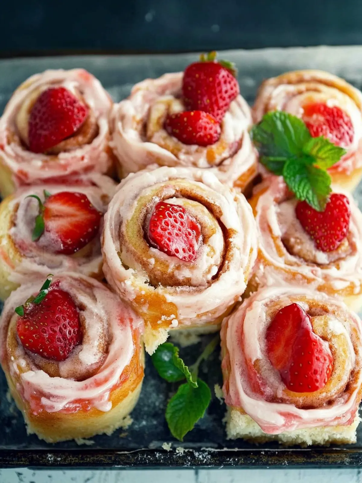 Strawberry Cinnamon Rolls: A Sweet Spring Delight 3 Strawberry Cinnamon Rolls