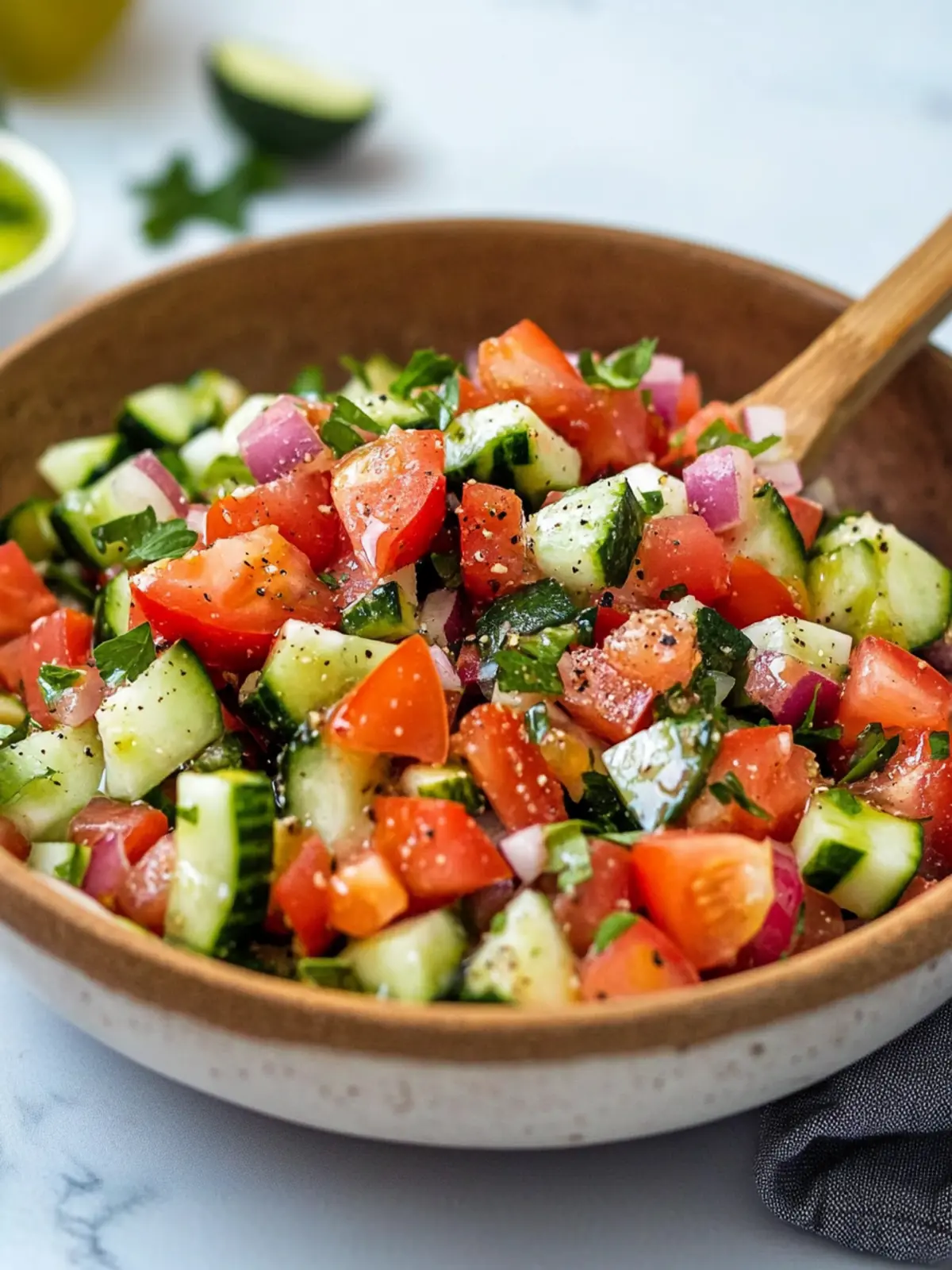 Quick Vegan Jerusalem Salad: Fresh, Crunchy, 10-Minute Bliss 2 Jerusalem Salad