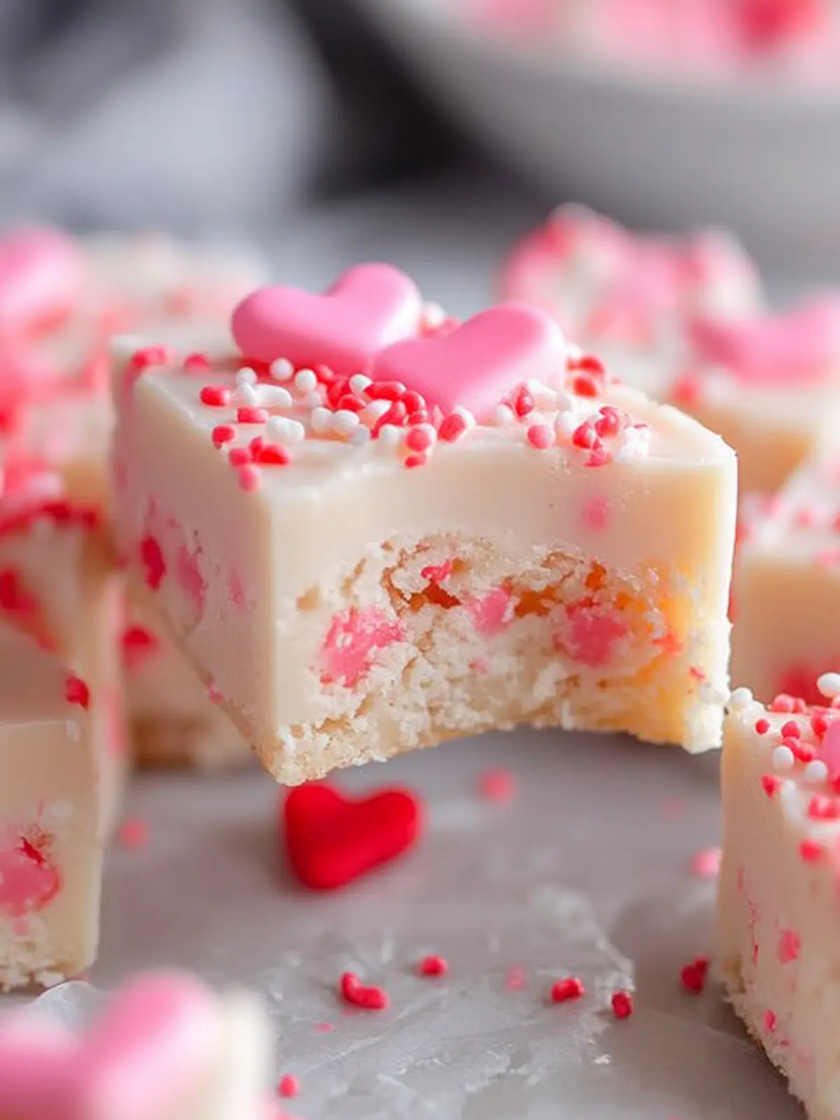 Valentine’s Day Sugar Cookie Fudge: Sweet No-Bake Delight 3 Valentine’s Day Sugar Cookie Fudge