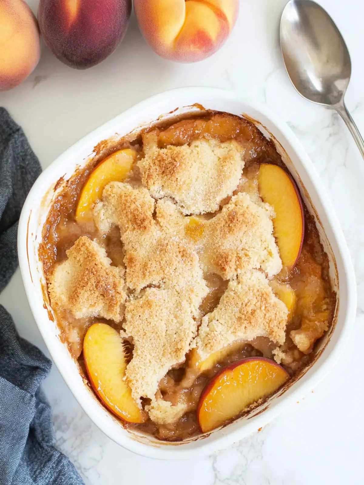 Deliciously Easy Peach Cobbler That Everyone Will Love 4 Easy Peach Cobbler