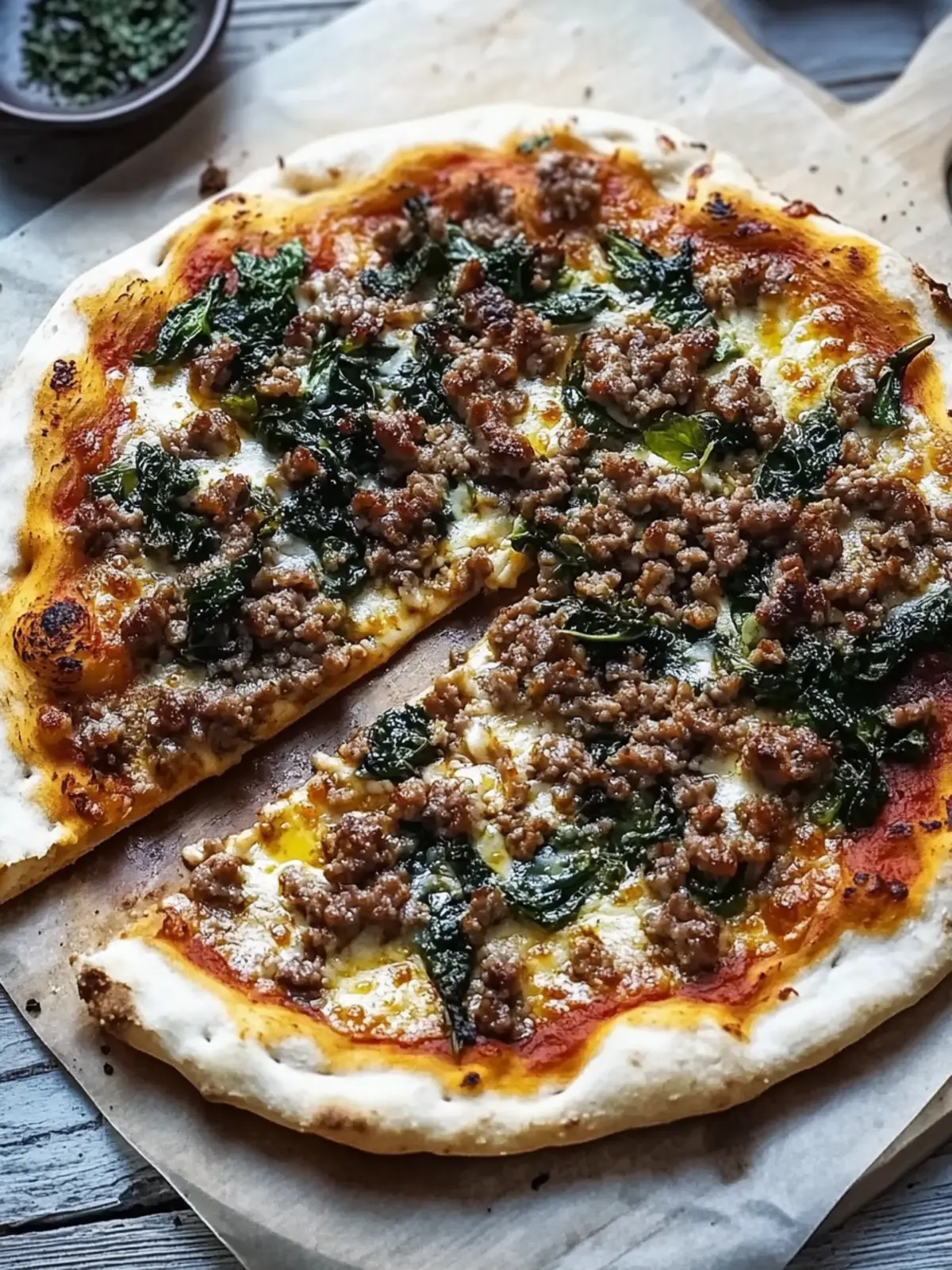 Savory Meat and Collards Pizza: Elevate Your Dinner Game 2 Meat and Collards Pizza